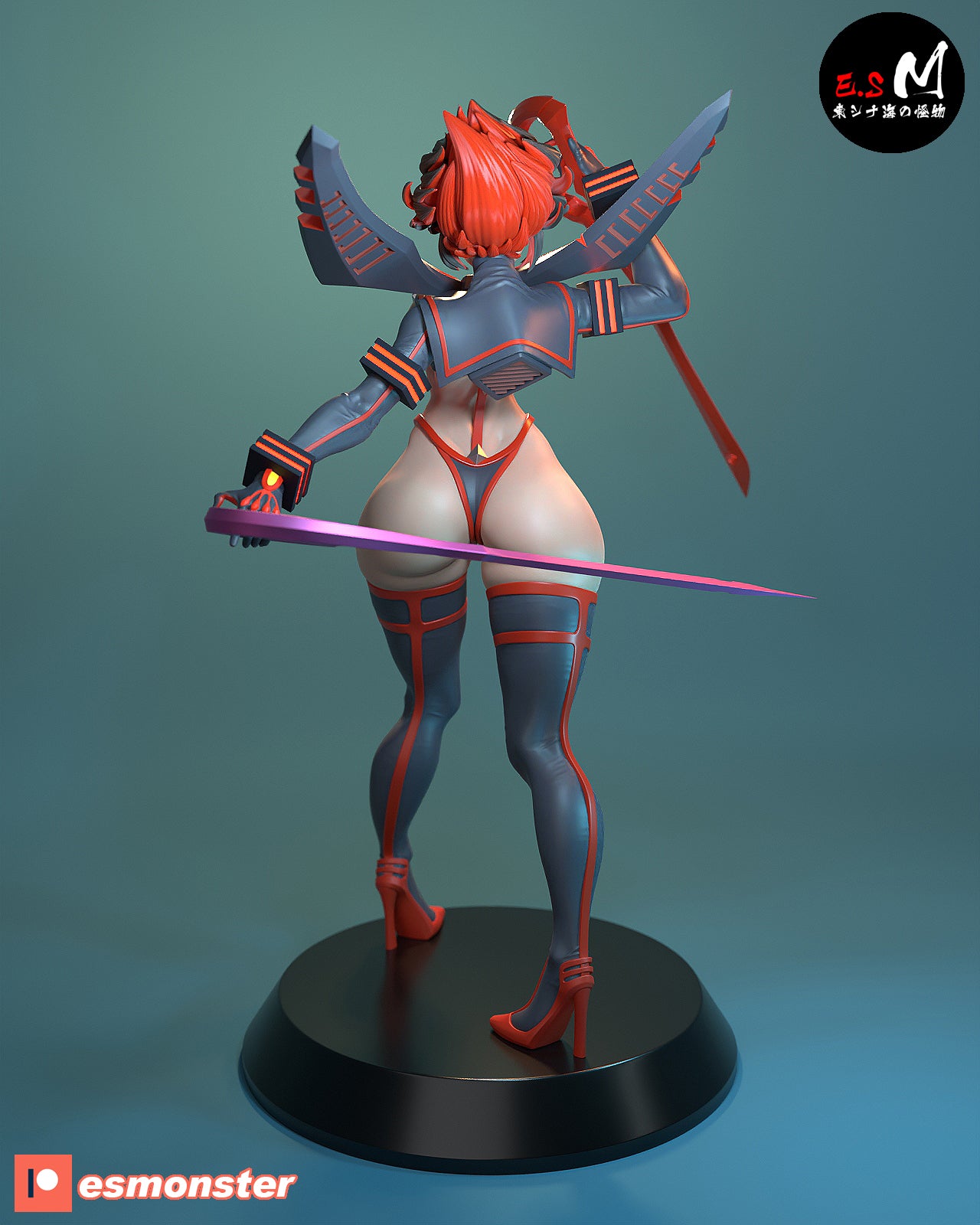 Ryuko Matoi Style Kill la Kill Anime Unpainted Resin Garage Kit (1/6-1/12)