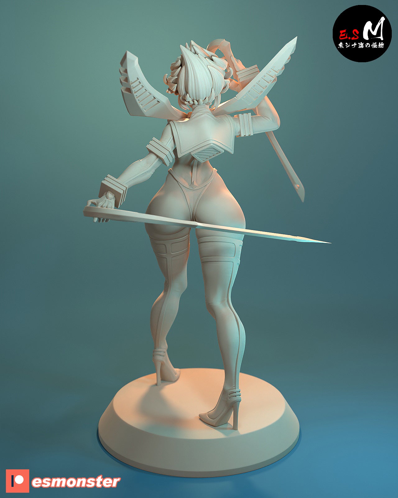 Ryuko Matoi Style Kill la Kill Anime Unpainted Resin Garage Kit (1/6-1/12)