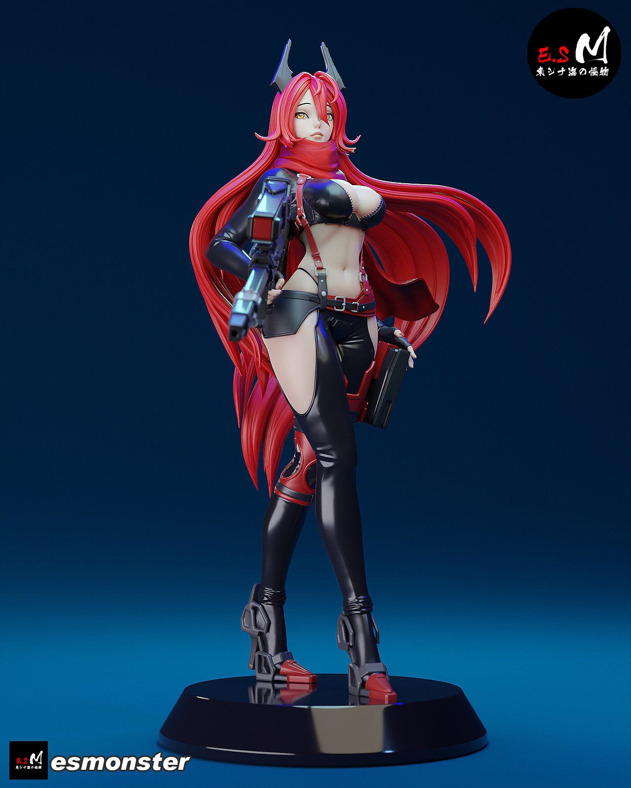 Red Hood Style NIKKE Unpainted Resin Garage Model Kit (1/6-1/12)