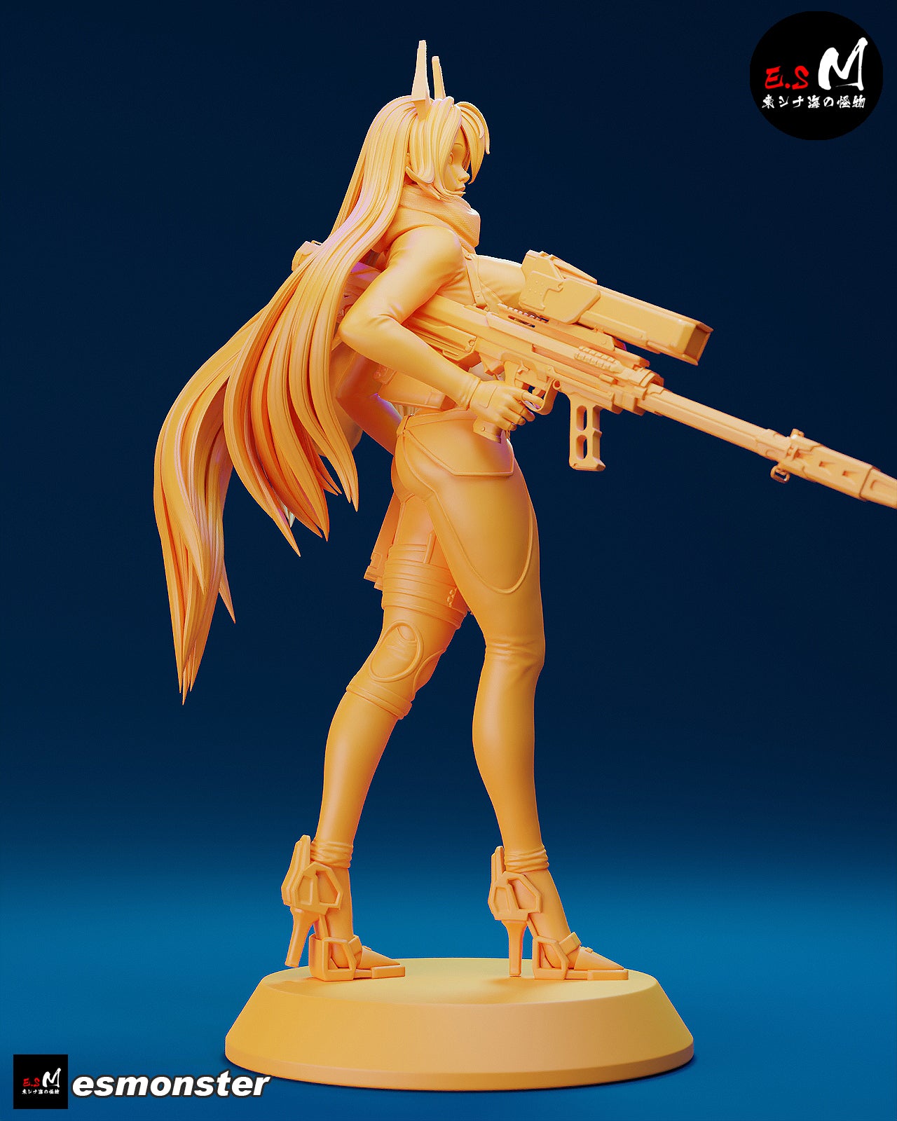 Red Hood Style NIKKE Unpainted Resin Garage Model Kit (1/6-1/12)