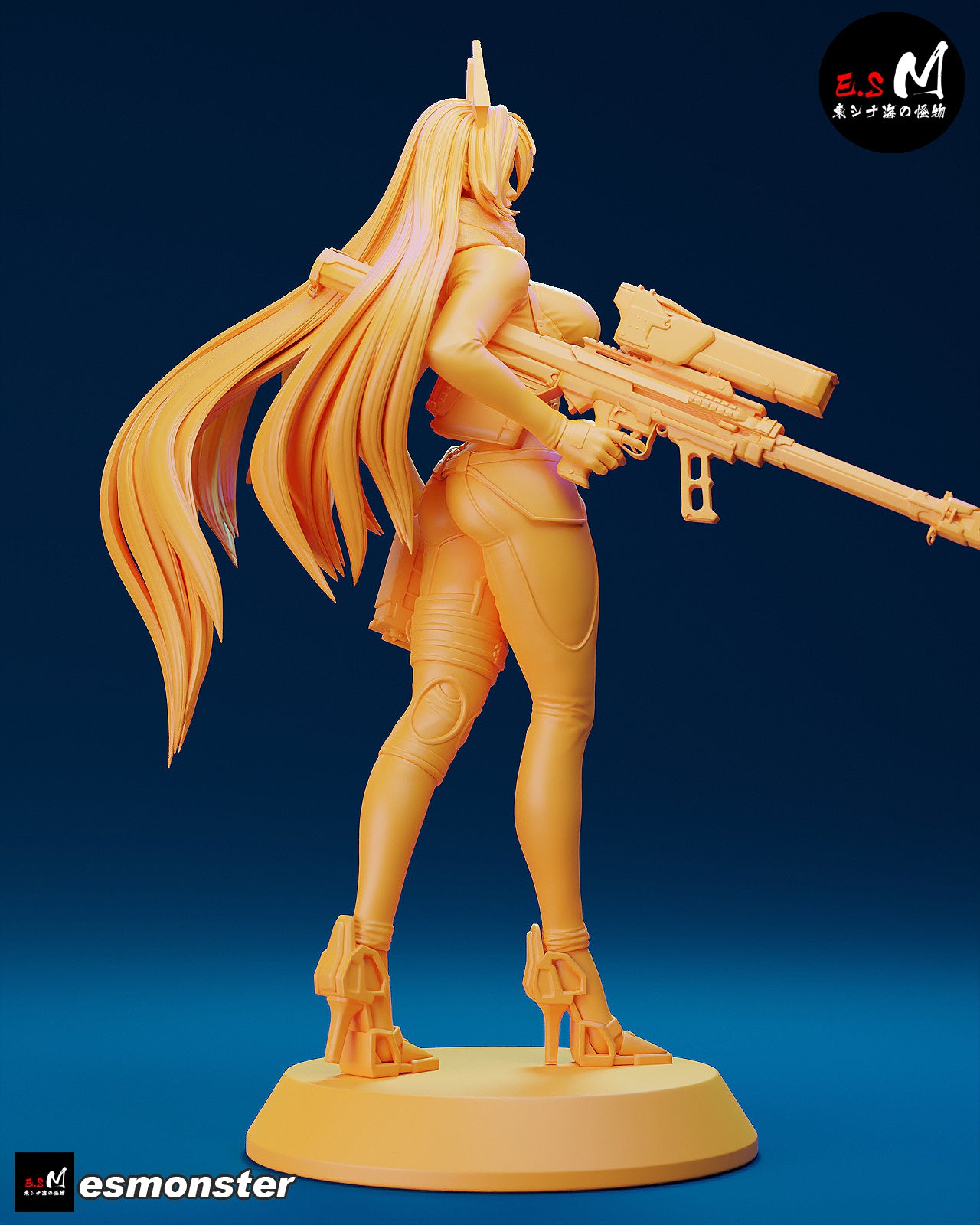 Red Hood Style NIKKE Unpainted Resin Garage Model Kit (1/6-1/12)