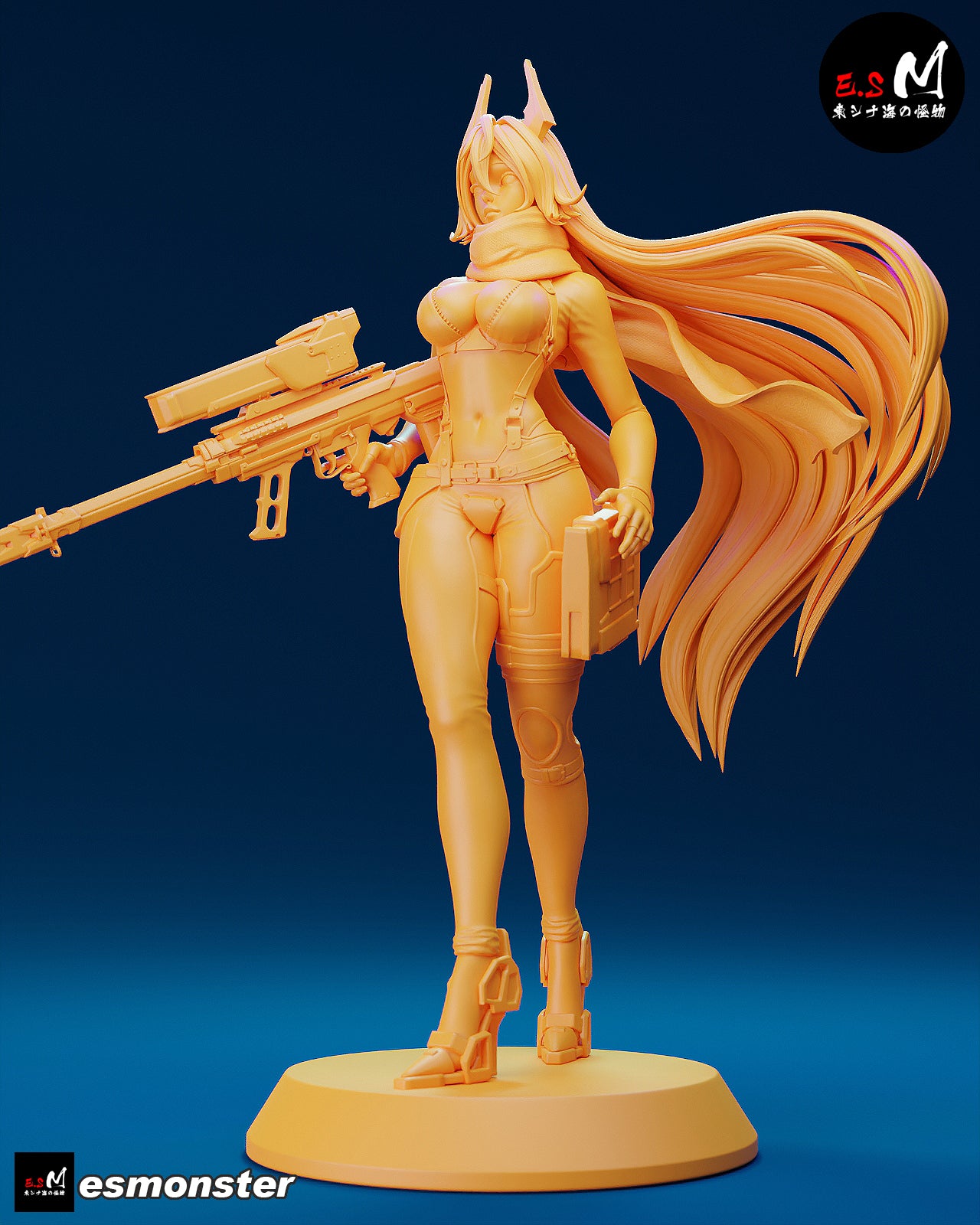 Red Hood Style NIKKE Unpainted Resin Garage Model Kit (1/6-1/12)