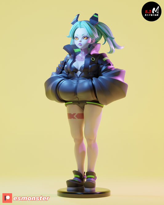 Rebecca Style Cyberpunk Edgerunners Unpainted Resin Garage Kit (1/6-1/12)