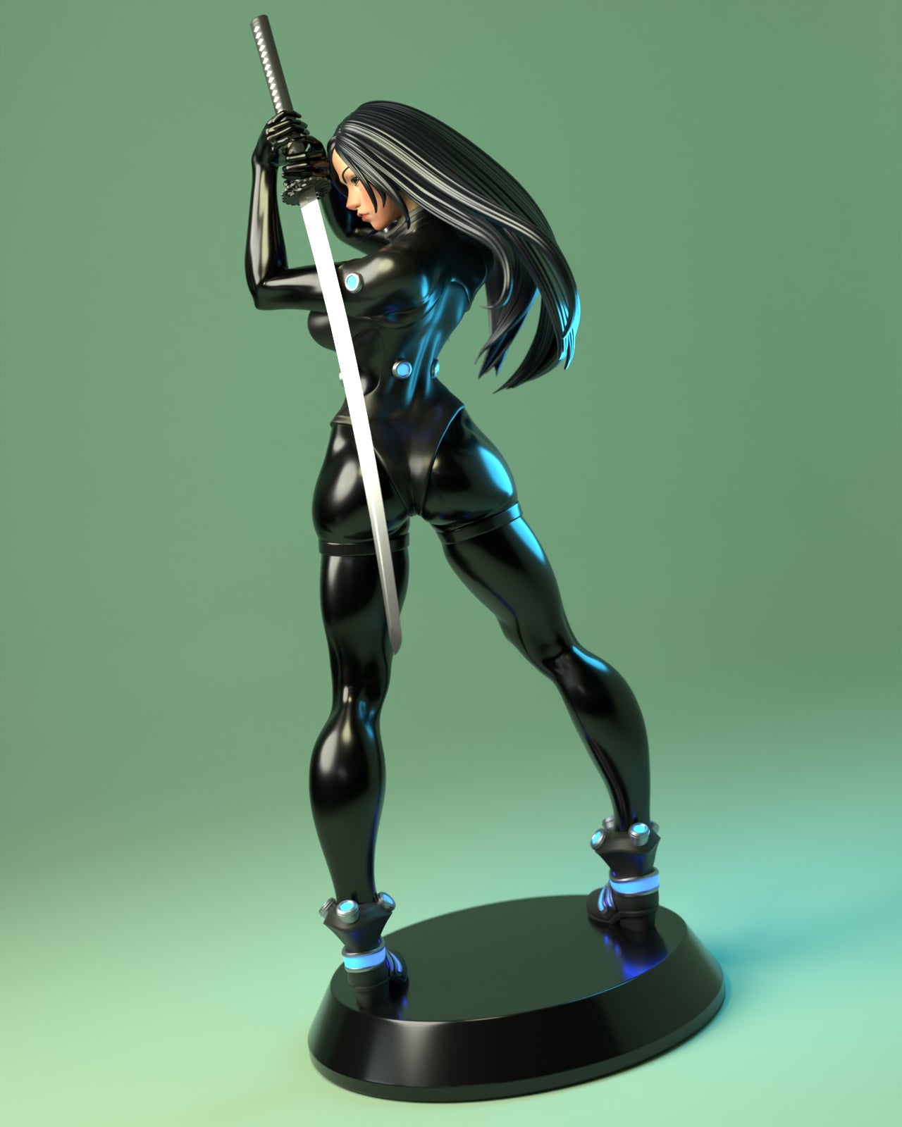 Reika Shimohira Style Gantz Anime Unpainted Resin Garage Kit (1/6-1/12)