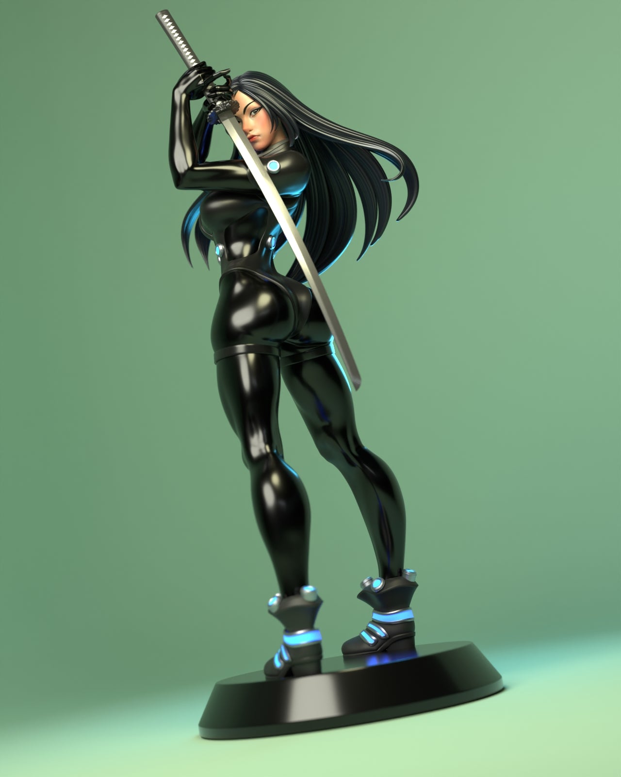 Reika Shimohira Style Gantz Anime Unpainted Resin Garage Kit (1/6-1/12)