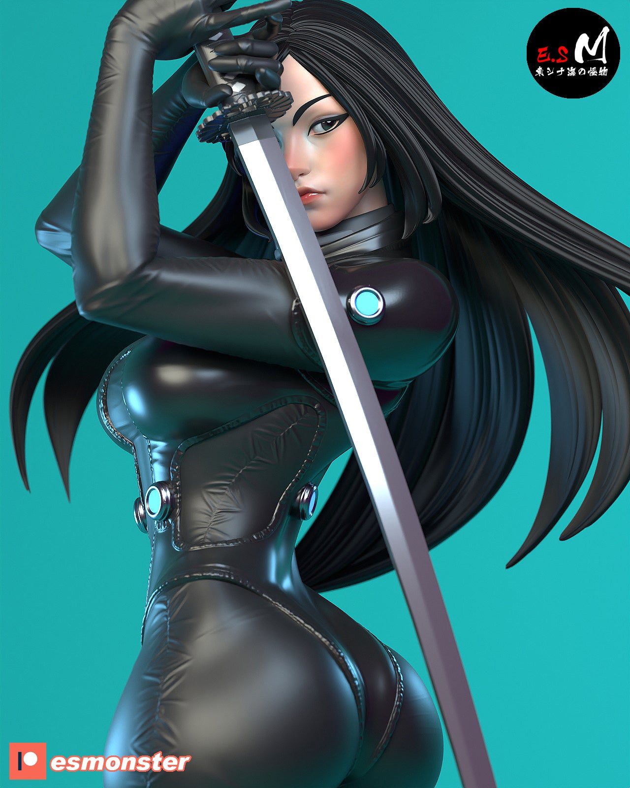 Reika Shimohira Style Gantz Anime Unpainted Resin Garage Kit (1/6-1/12)
