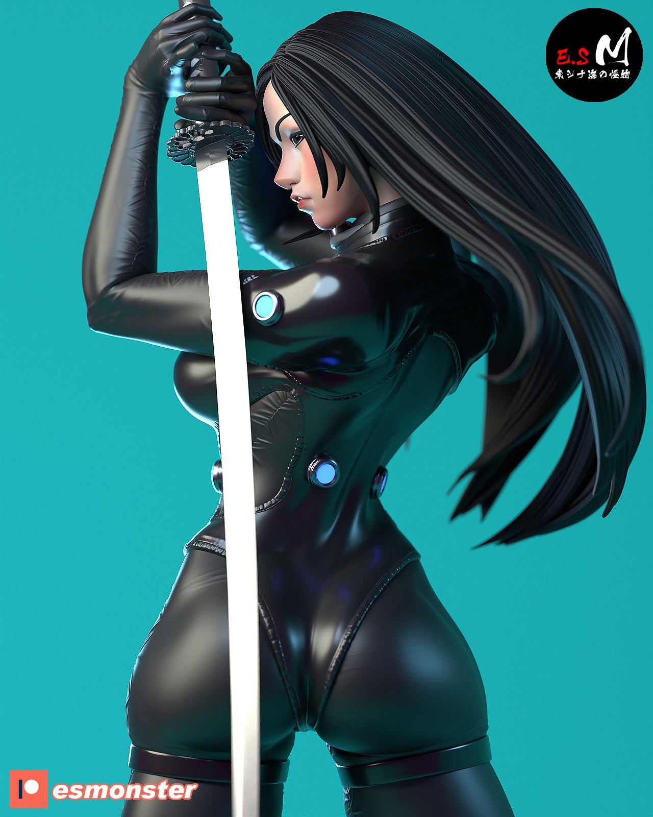 Reika Shimohira Style Gantz Anime Unpainted Resin Garage Kit (1/6-1/12)