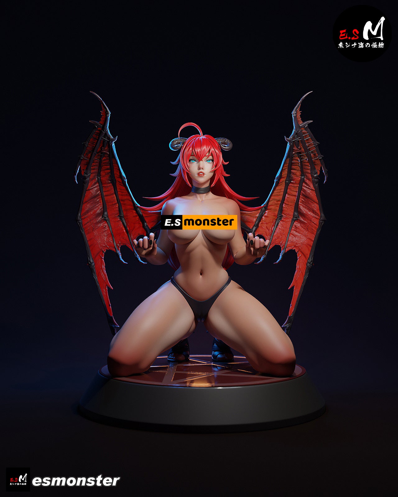 Rias Gremory Style High School DxD Unpainted Resin Garage Kit (1/6-1/12)