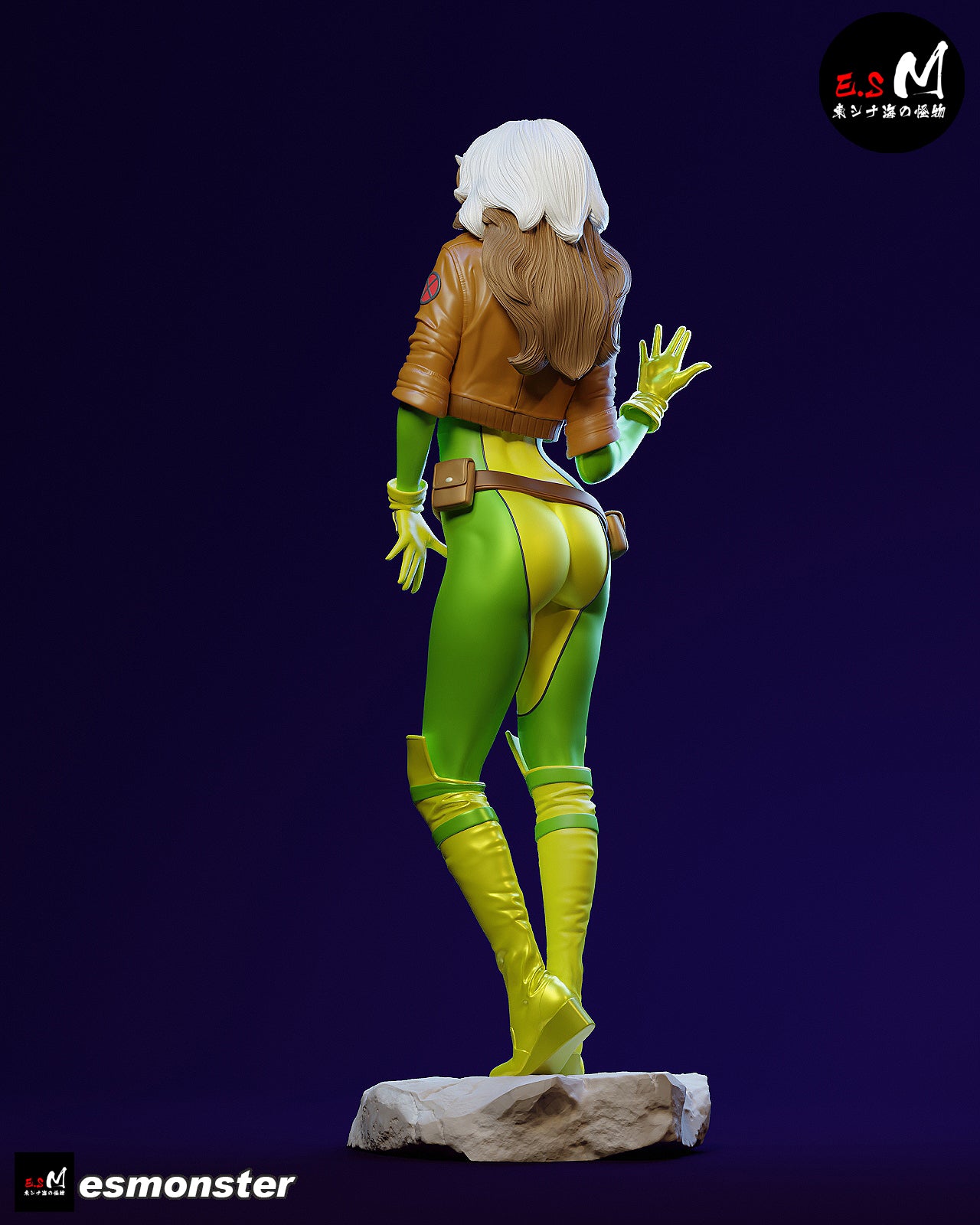 Rogue Casual Style X-Men Unpainted Resin Garage Model Kit (1/6-1/12)