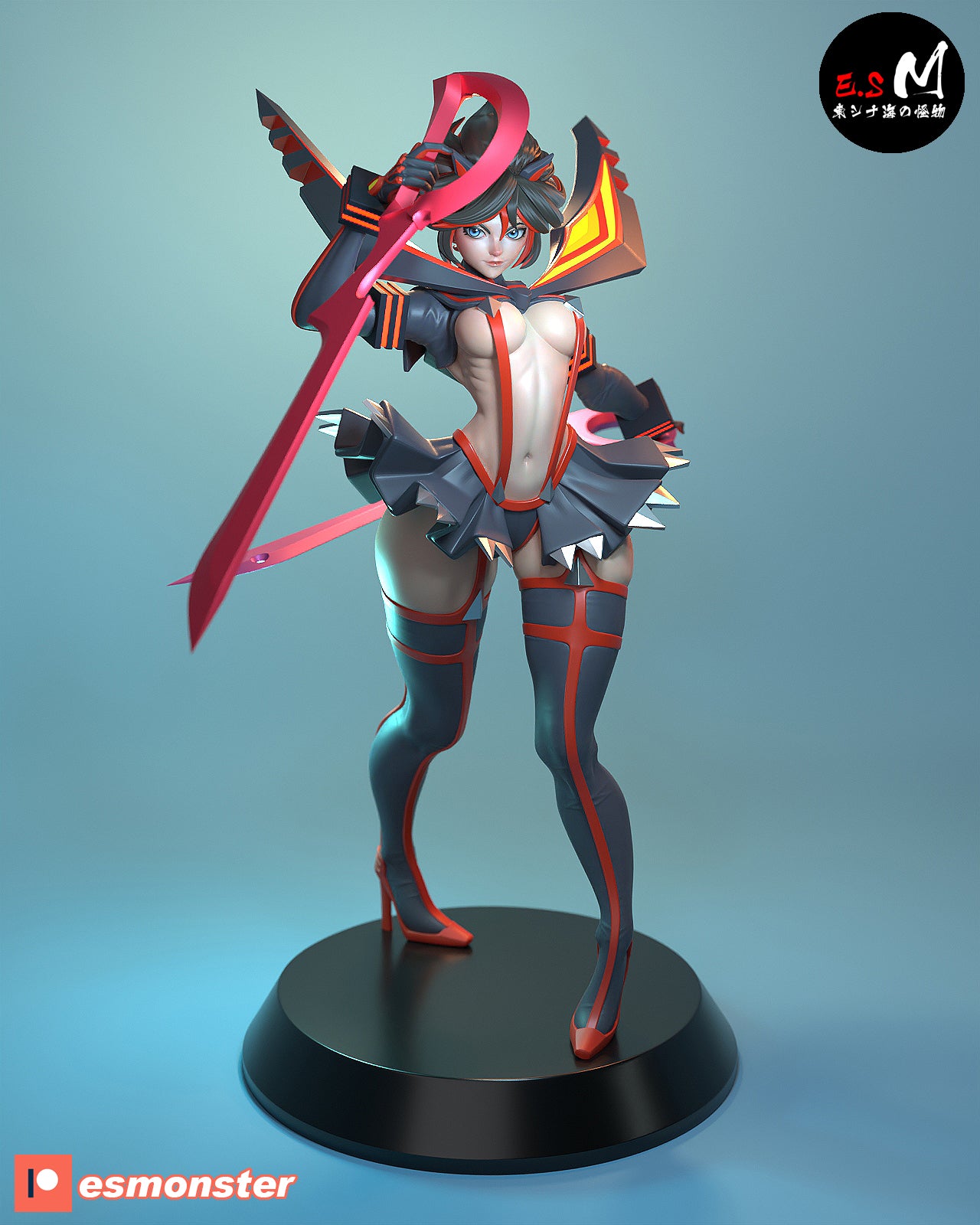 Ryuko Matoi Style Kill la Kill Anime Unpainted Resin Garage Kit (1/6-1/12)