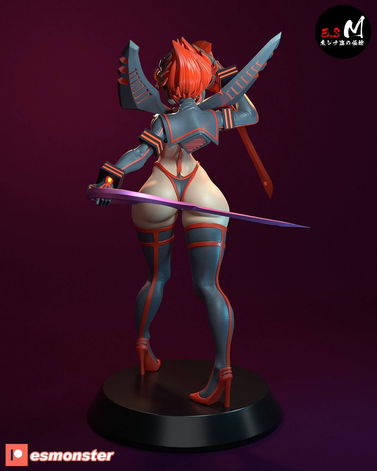 Ryuko Matoi Style Kill la Kill Anime Unpainted Resin Garage Kit (1/6-1/12)