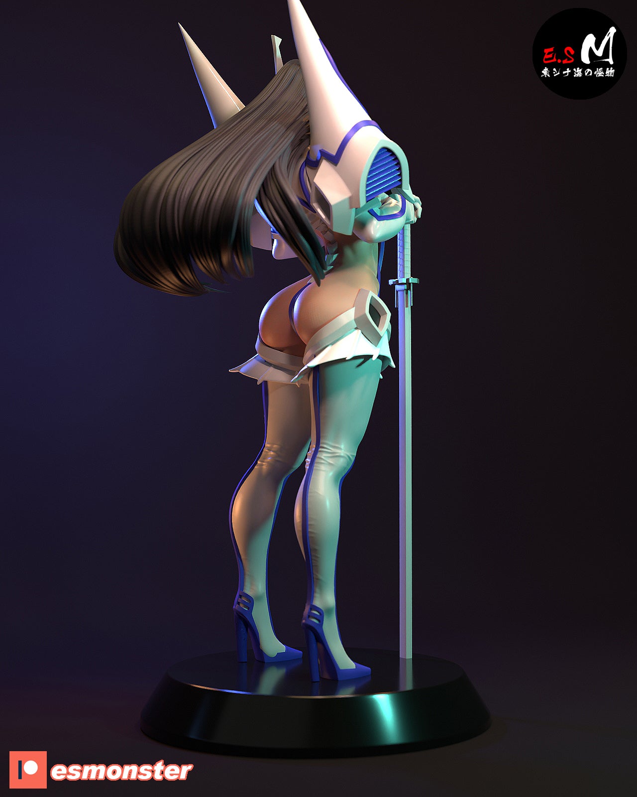 Satsuki Kiryuin Style Kill la Kill Anime Unpainted Resin Garage Kit (1/6-1/12)