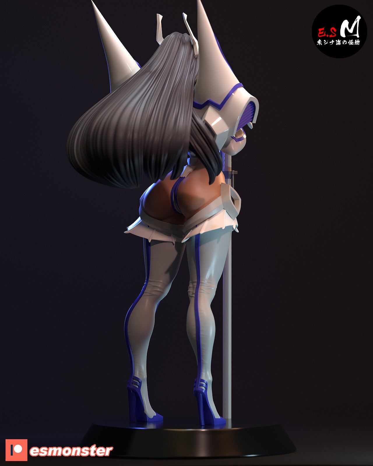 Satsuki Kiryuin Style Kill la Kill Anime Unpainted Resin Garage Kit (1/6-1/12)