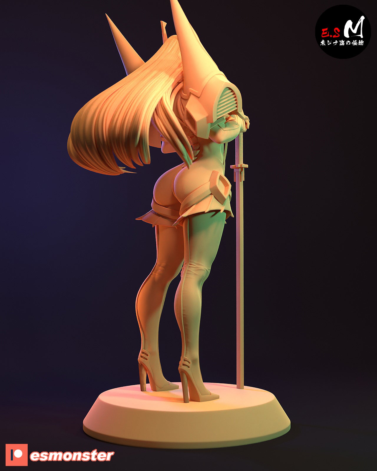 Satsuki Kiryuin Style Kill la Kill Anime Unpainted Resin Garage Kit (1/6-1/12)