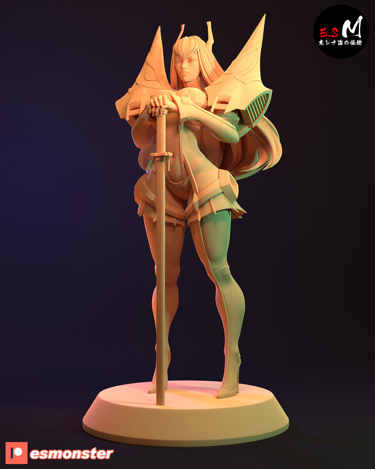 Satsuki Kiryuin Style Kill la Kill Anime Unpainted Resin Garage Kit (1/6-1/12)