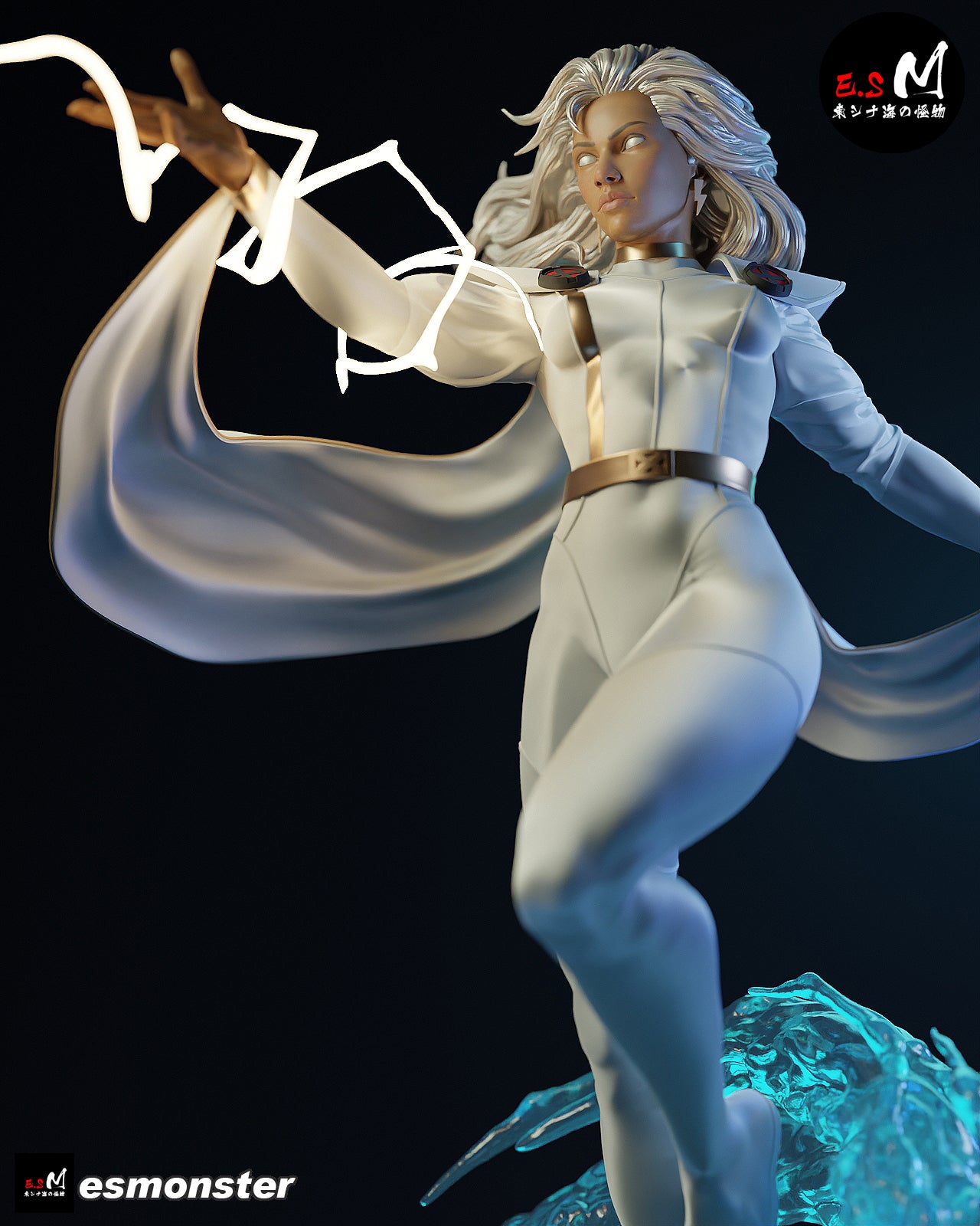 Storm Lightning Style X-Men Unpainted Resin Garage Model Kit (1/6-1/12)