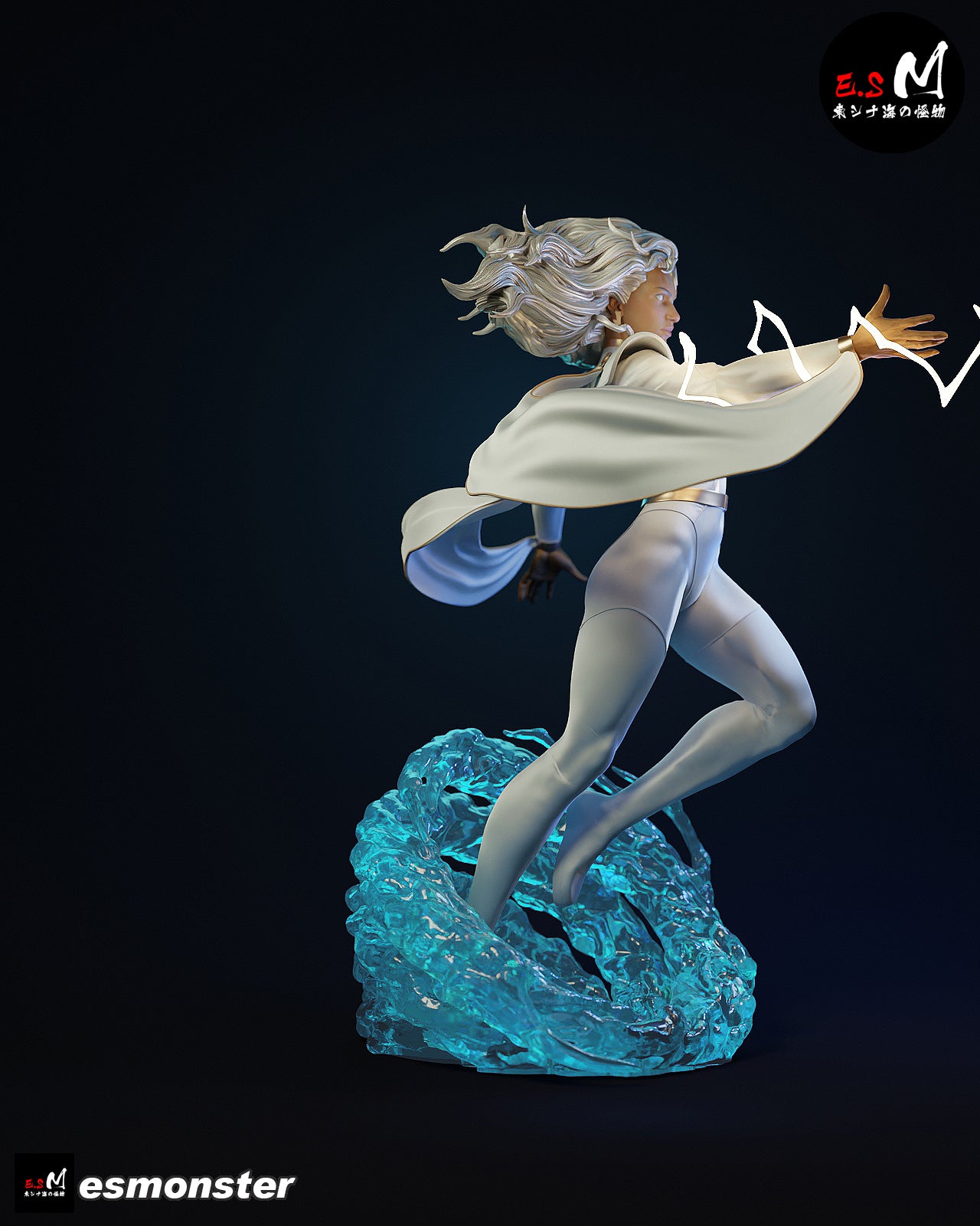 Storm Lightning Style X-Men Unpainted Resin Garage Model Kit (1/6-1/12)