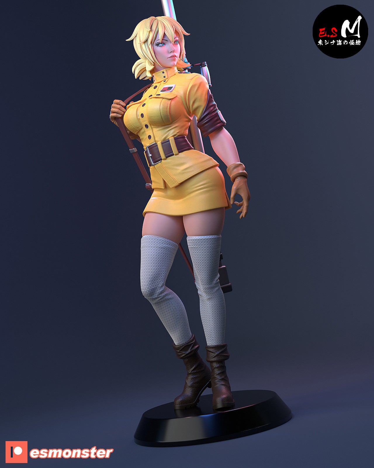 Seras Victoria Style Hellsing Unpainted Resin Garage Kit (1/6-1/12)