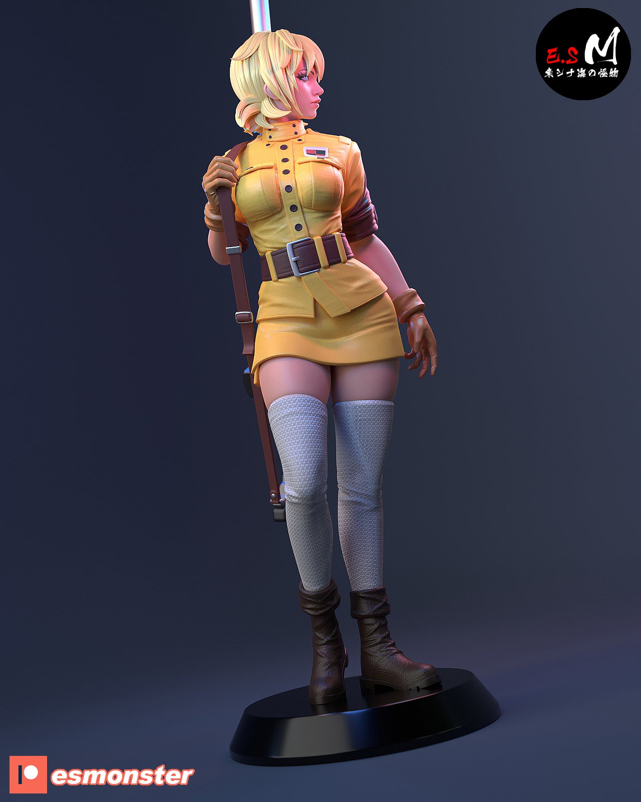 Seras Victoria Style Hellsing Unpainted Resin Garage Kit (1/6-1/12)