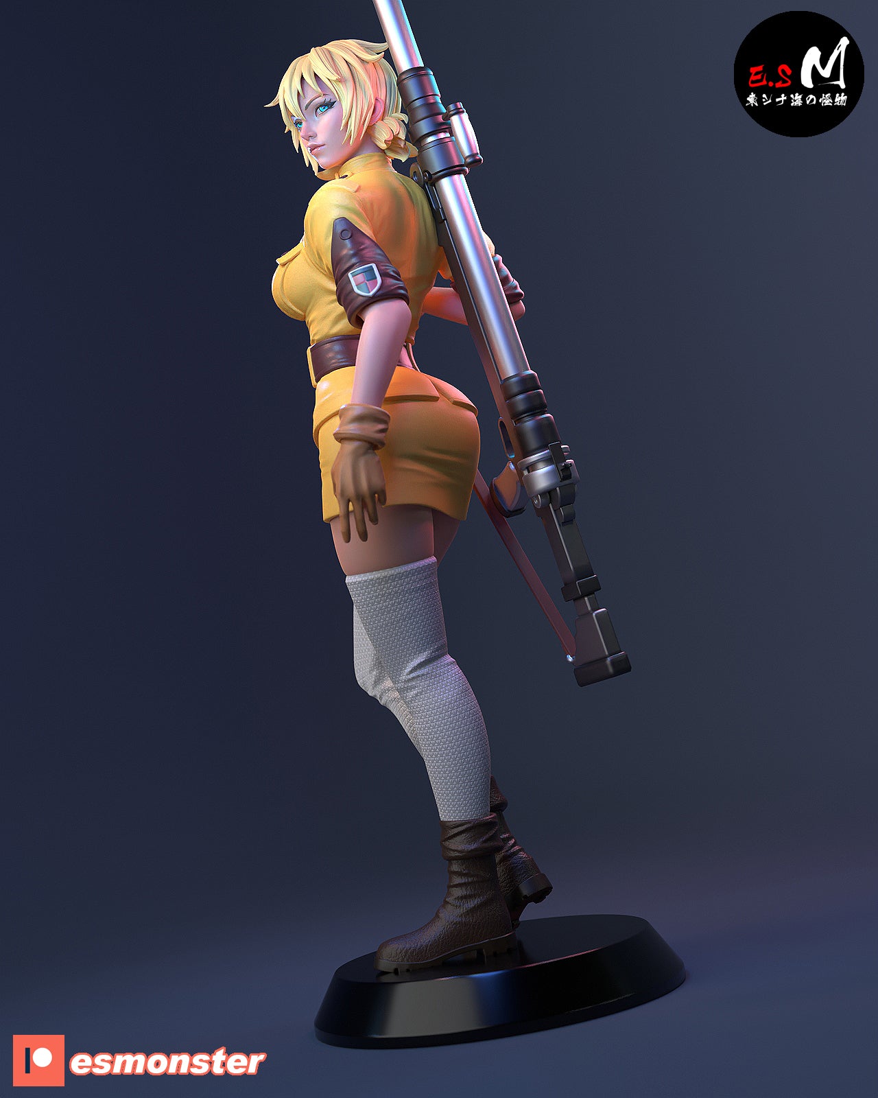 Seras Victoria Style Hellsing Unpainted Resin Garage Kit (1/6-1/12)