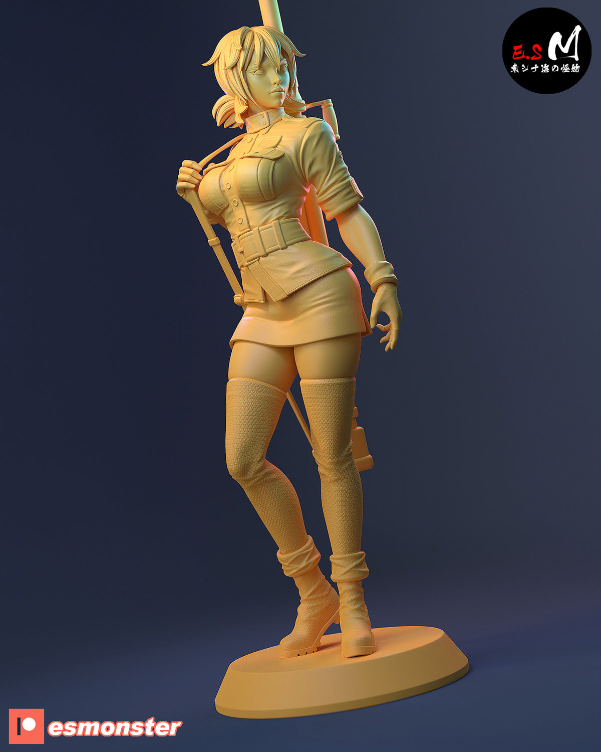 Seras Victoria Style Hellsing Unpainted Resin Garage Kit (1/6-1/12)