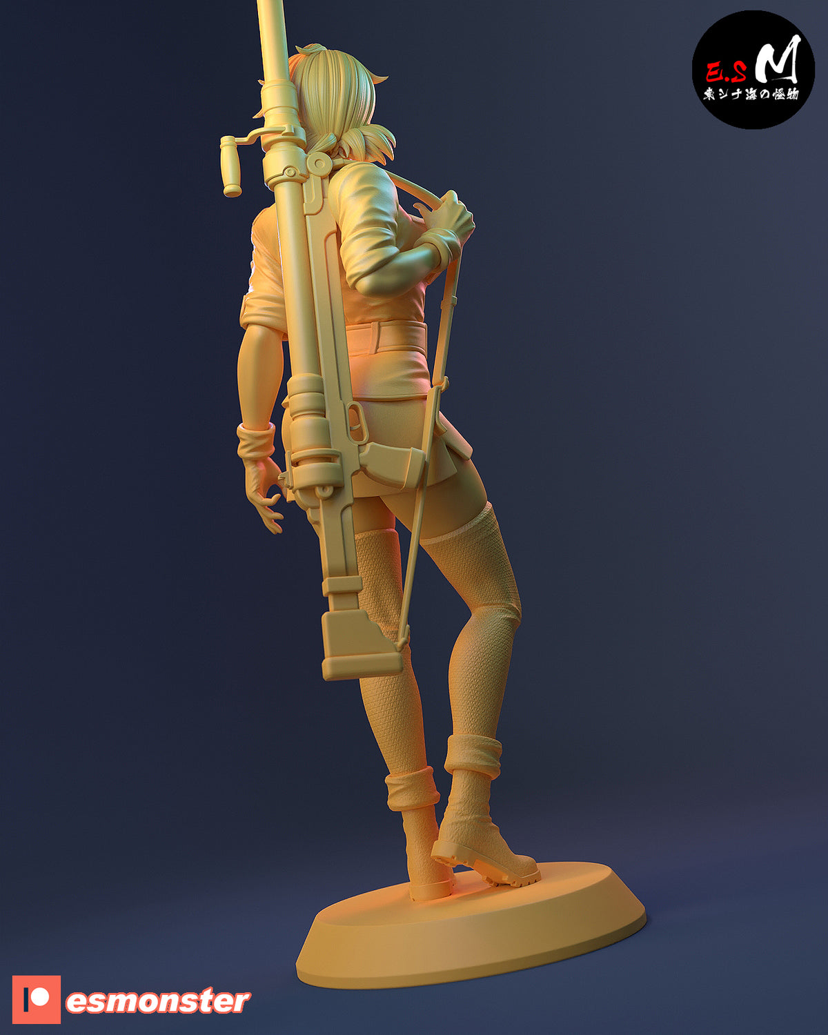 Seras Victoria Style Hellsing Unpainted Resin Garage Kit (1/6-1/12)