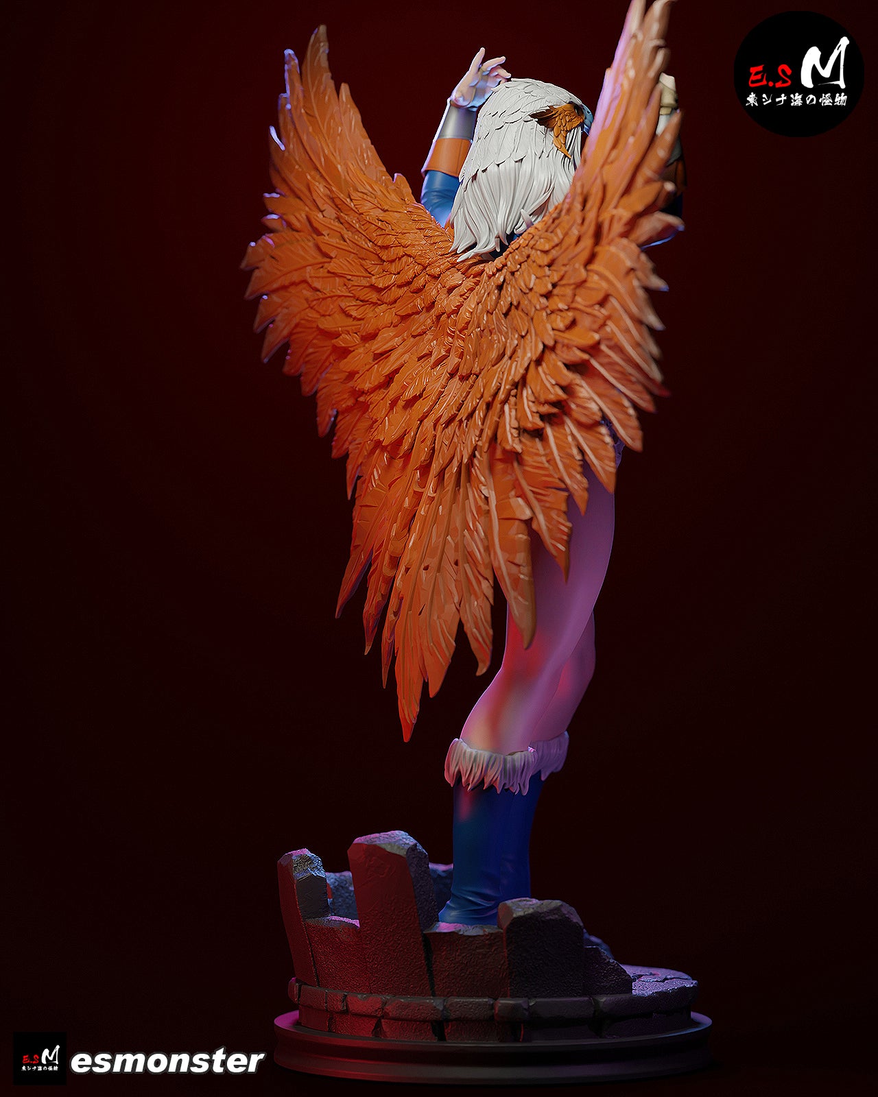 Sorceress Winged Style MOTU Unpainted Resin Garage Kit (1/6-1/12)