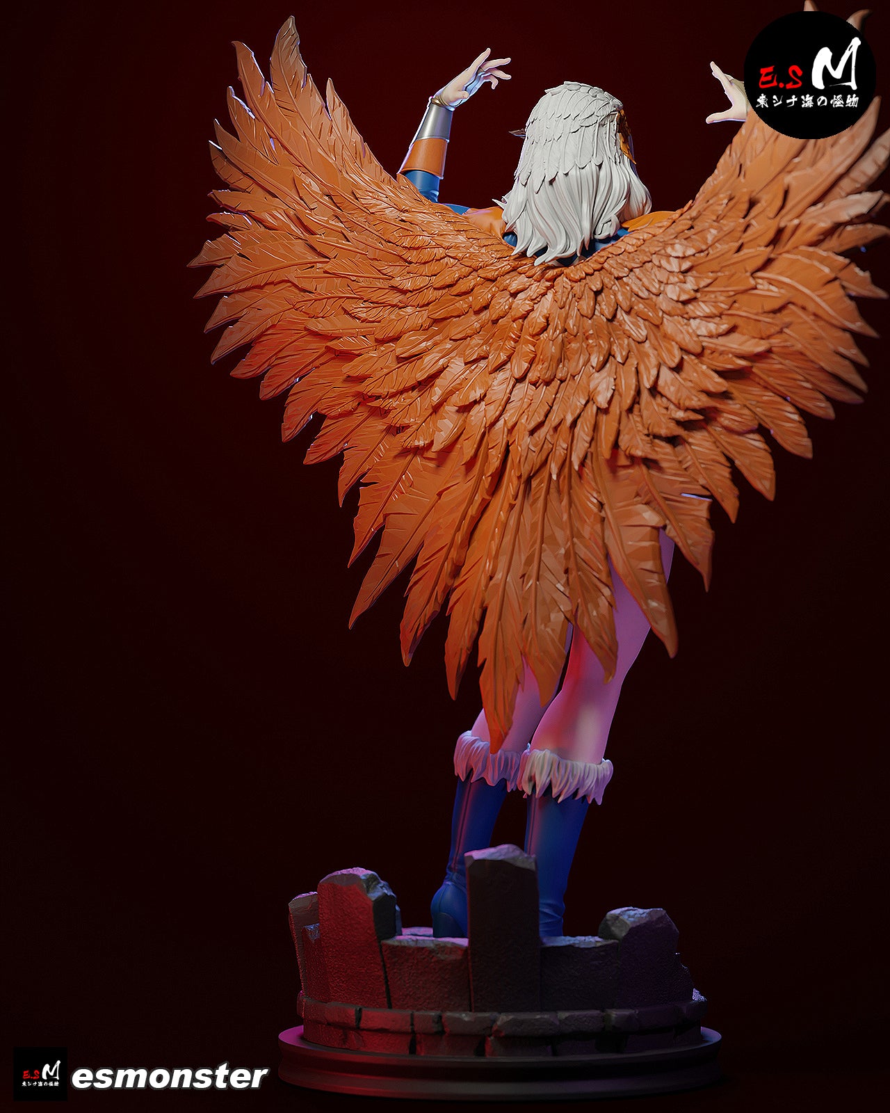 Sorceress Winged Style MOTU Unpainted Resin Garage Kit (1/6-1/12)