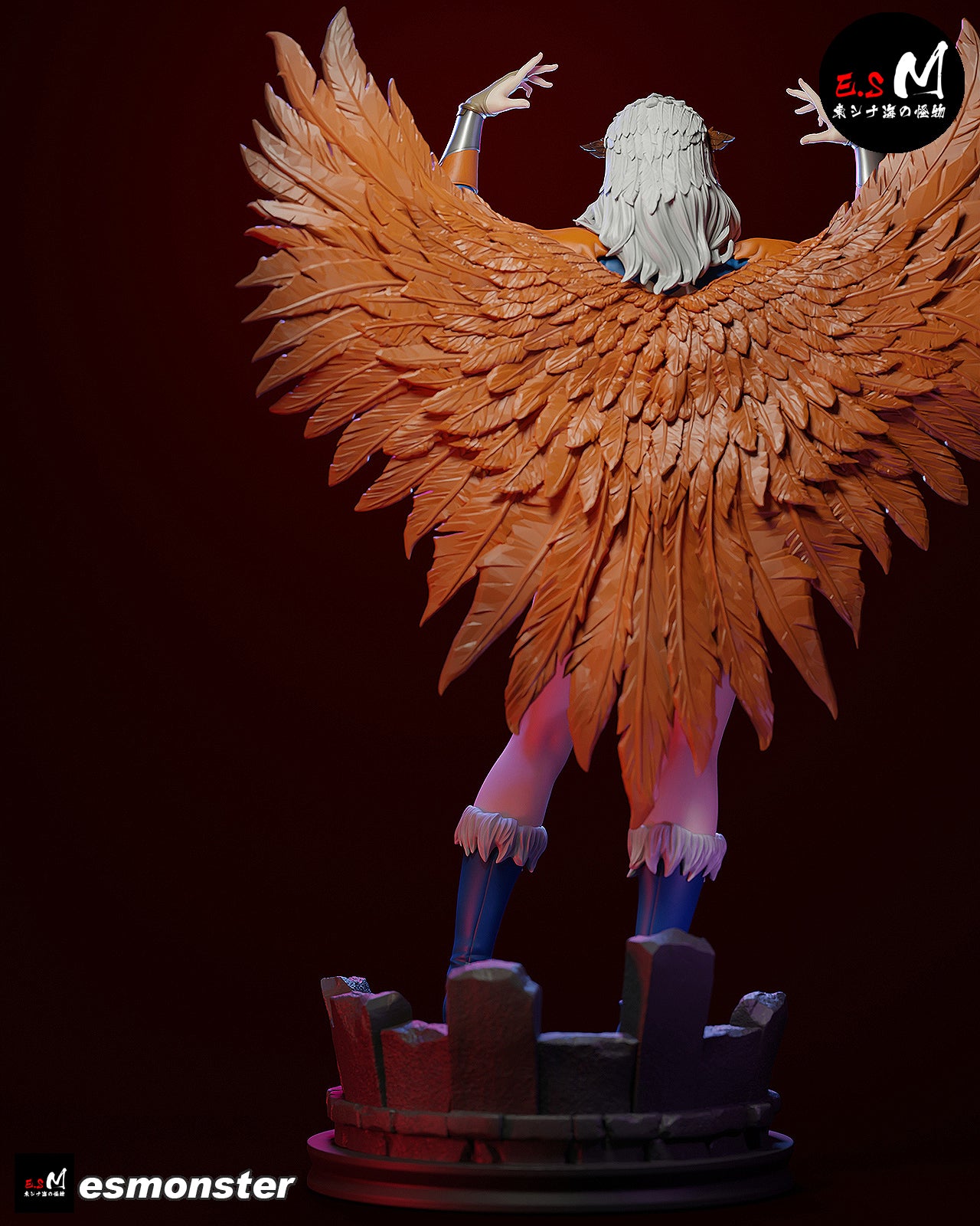 Sorceress Winged Style MOTU Unpainted Resin Garage Kit (1/6-1/12)