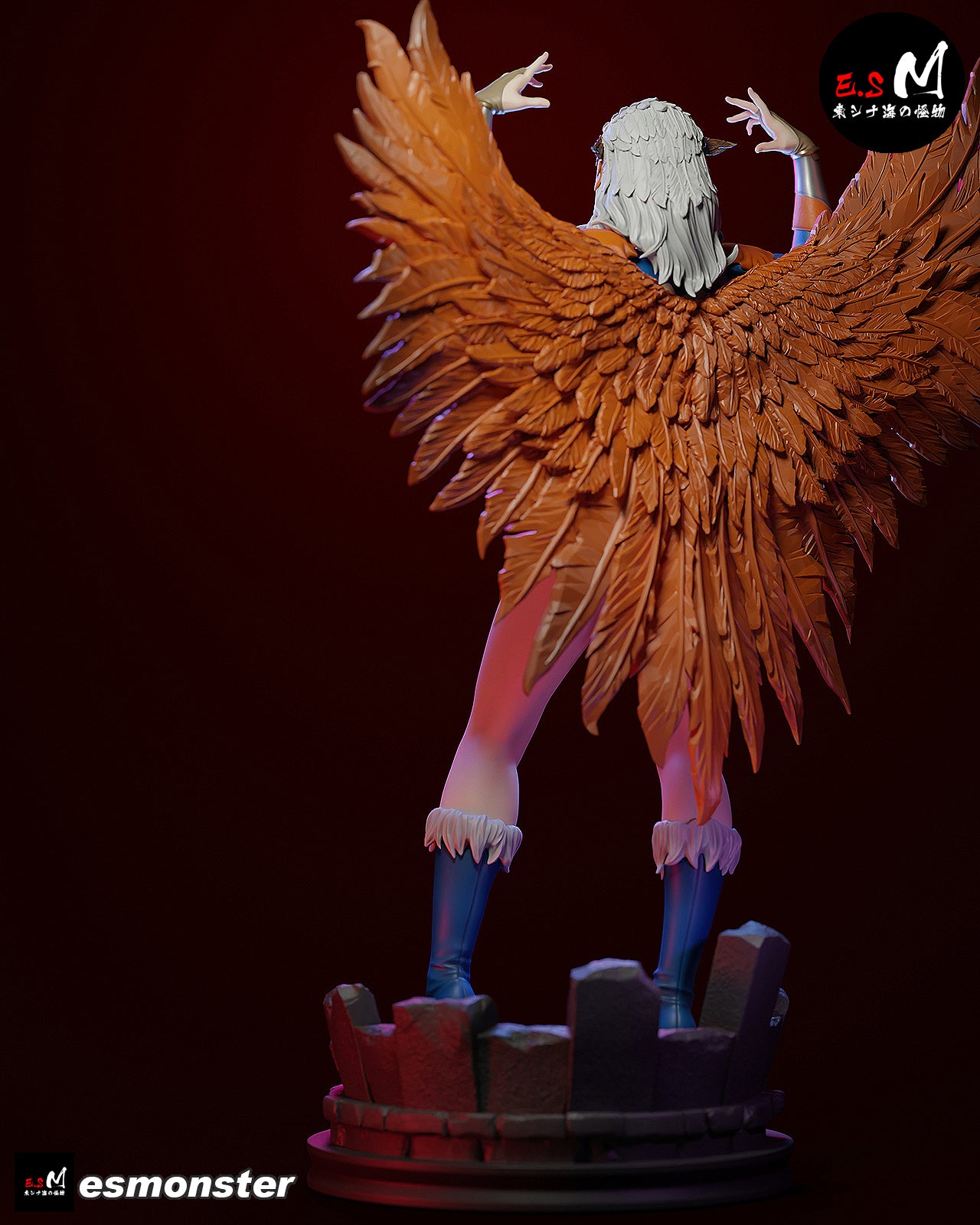 Sorceress Winged Style MOTU Unpainted Resin Garage Kit (1/6-1/12)