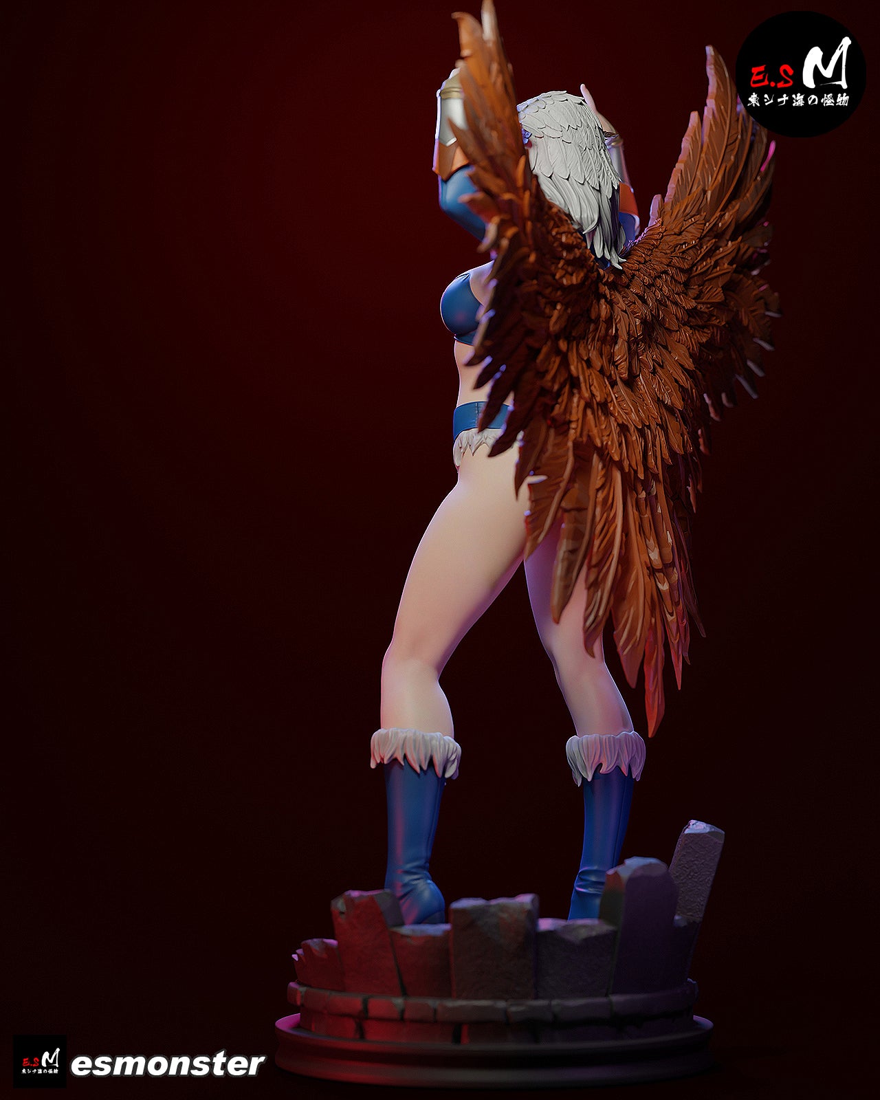 Sorceress Winged Style MOTU Unpainted Resin Garage Kit (1/6-1/12)