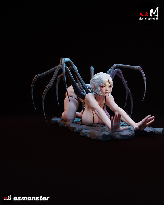 Spider Demon Woman Dark Fantasy Unpainted Resin Garage Model Kit (1/6-1/12)
