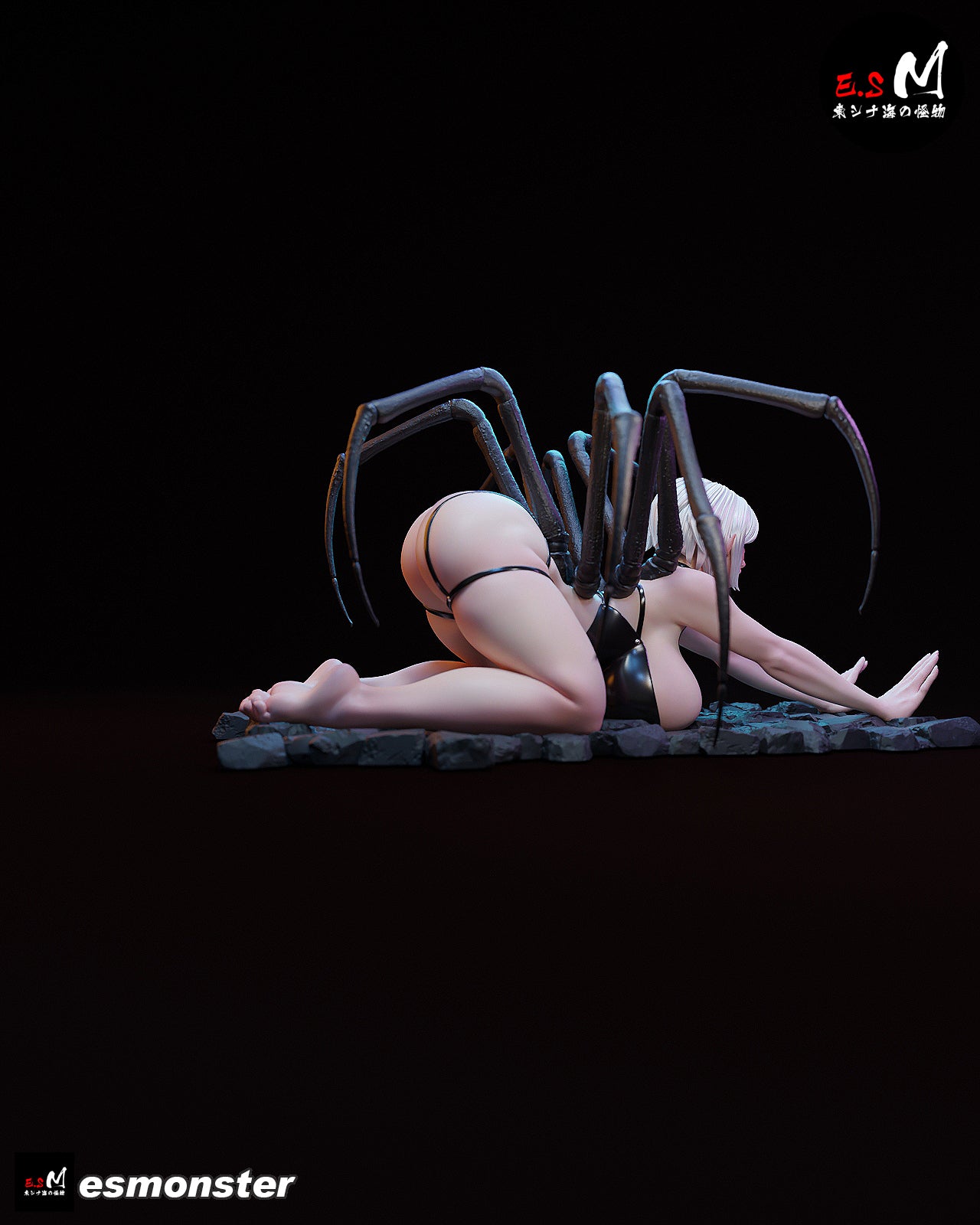 Spider Demon Woman Dark Fantasy Unpainted Resin Garage Model Kit (1/6-1/12)