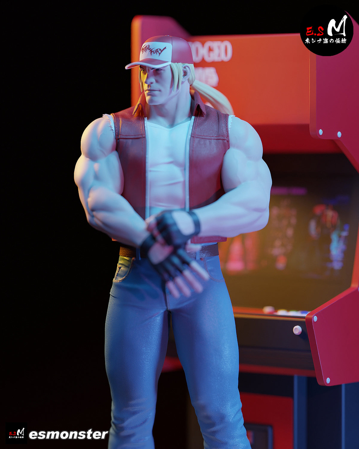 Terry Bogard Style Fatal Fury Unpainted Resin Garage Model Kit (1/6-1/12)
