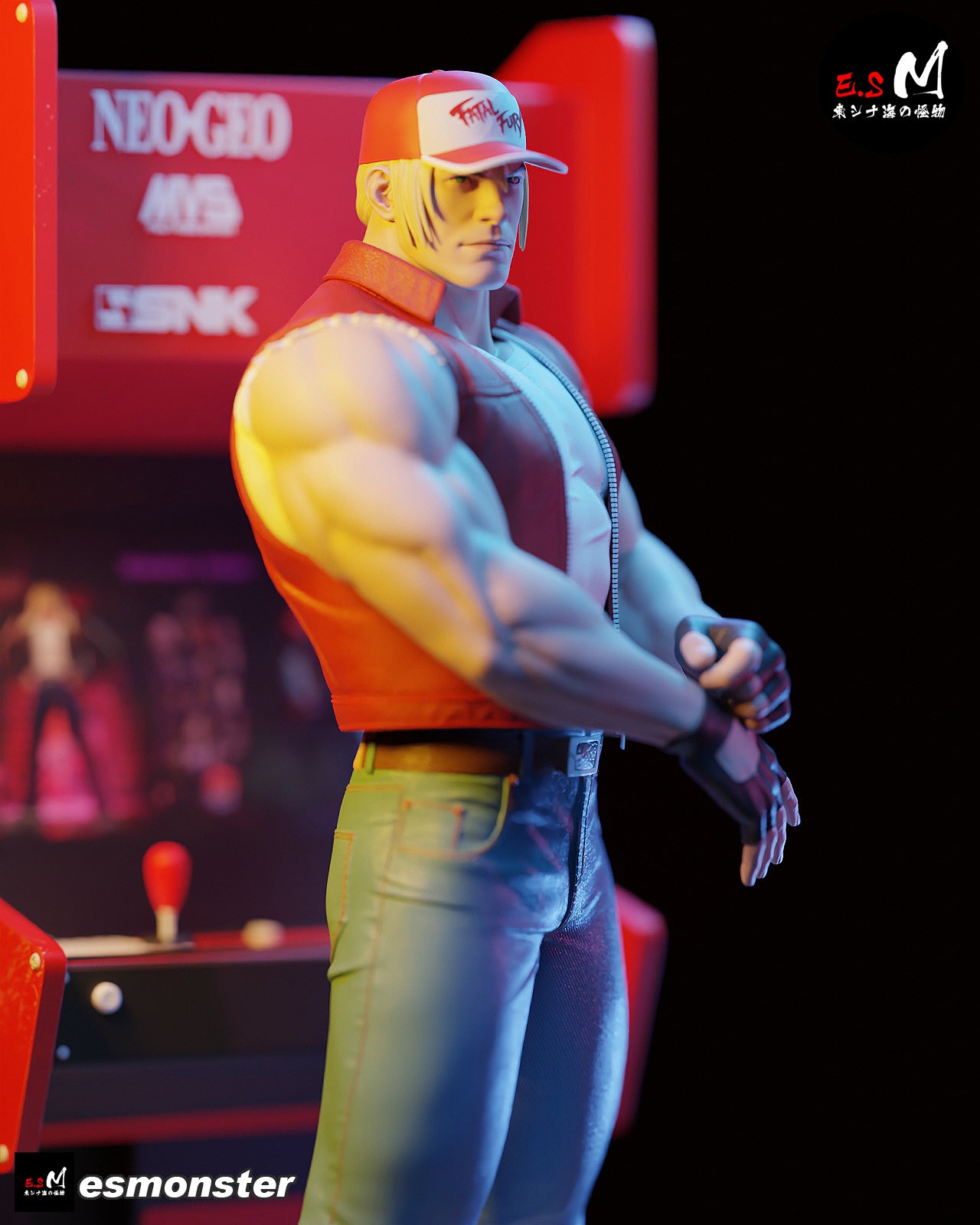 Terry Bogard Style Fatal Fury Unpainted Resin Garage Model Kit (1/6-1/12)