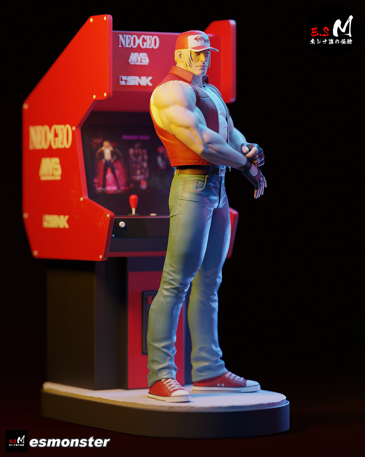 Terry Bogard Style Fatal Fury Unpainted Resin Garage Model Kit (1/6-1/12)