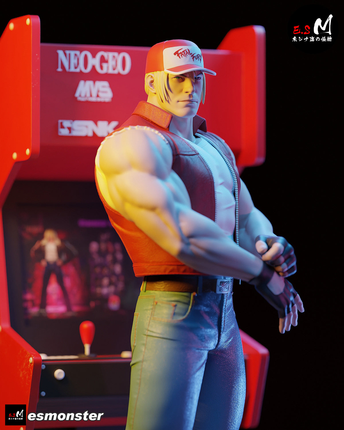 Terry Bogard Style Fatal Fury Unpainted Resin Garage Model Kit (1/6-1/12)