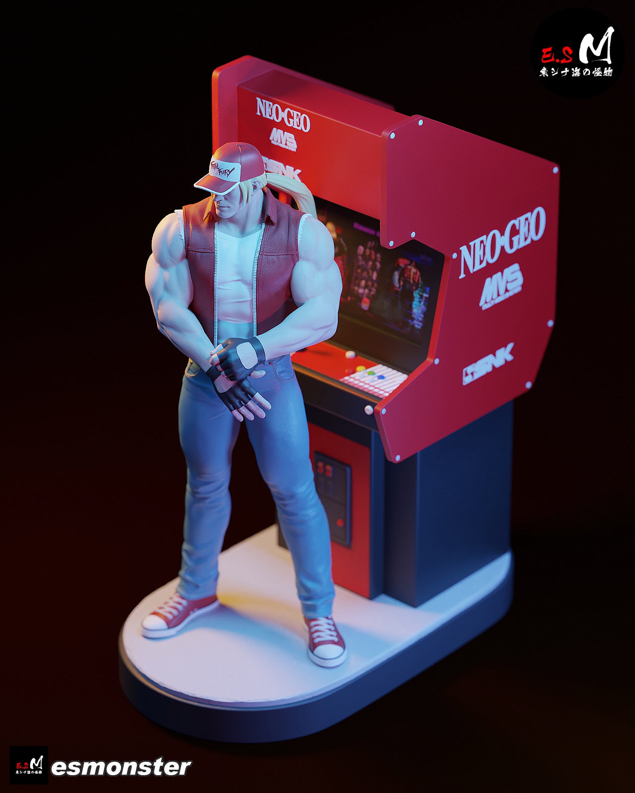 Terry Bogard Style Fatal Fury Unpainted Resin Garage Model Kit (1/6-1/12)