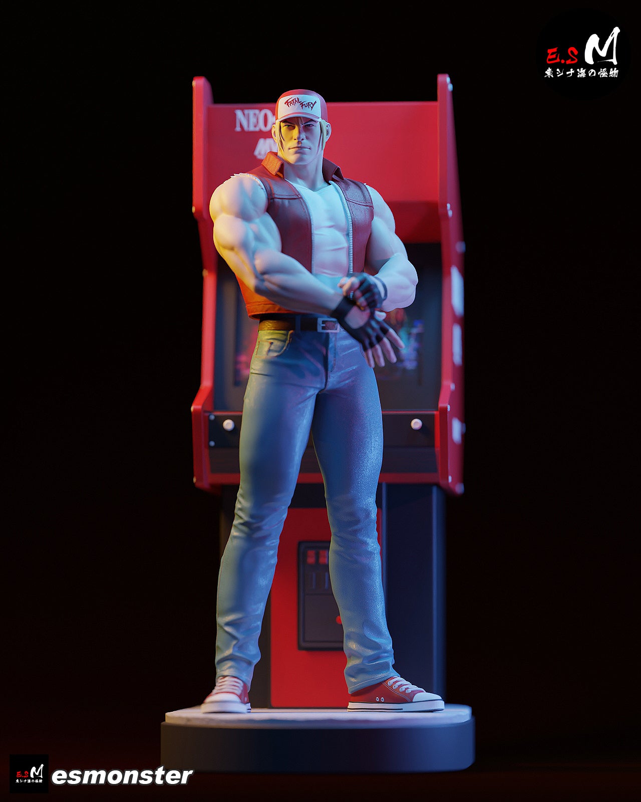 Terry Bogard Style Fatal Fury Unpainted Resin Garage Model Kit (1/6-1/12)