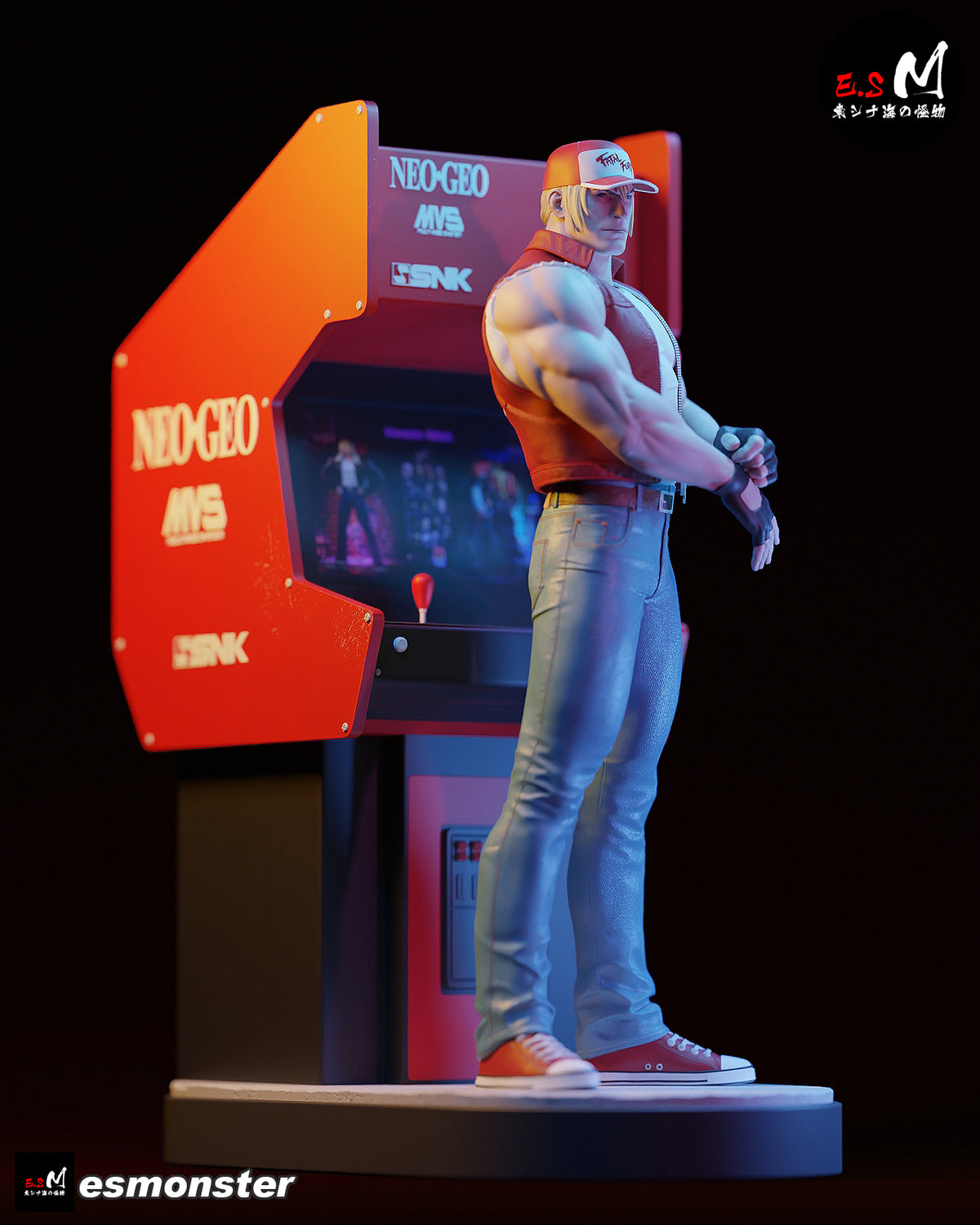Terry Bogard Style Fatal Fury Unpainted Resin Garage Model Kit (1/6-1/12)