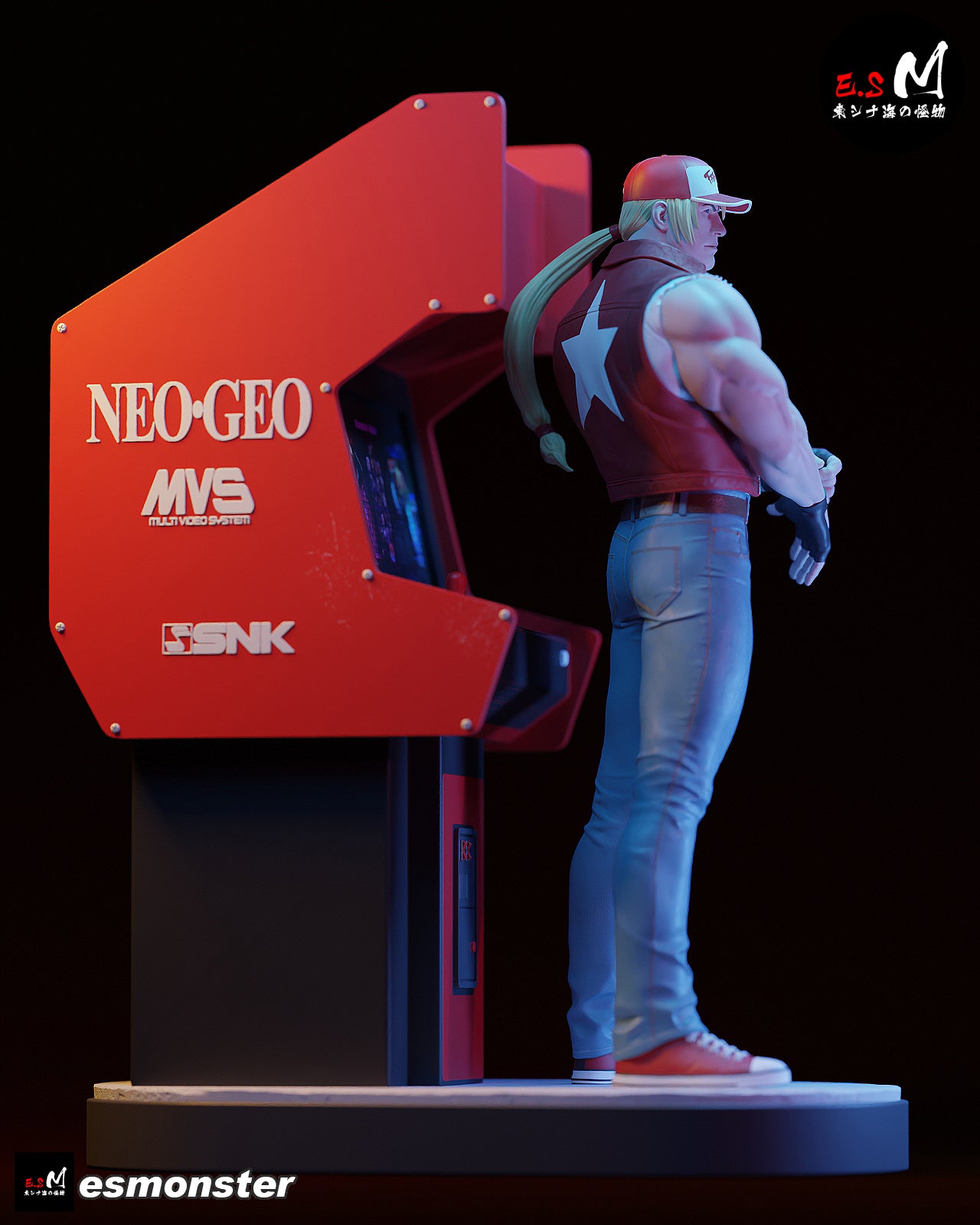 Terry Bogard Style Fatal Fury Unpainted Resin Garage Model Kit (1/6-1/12)