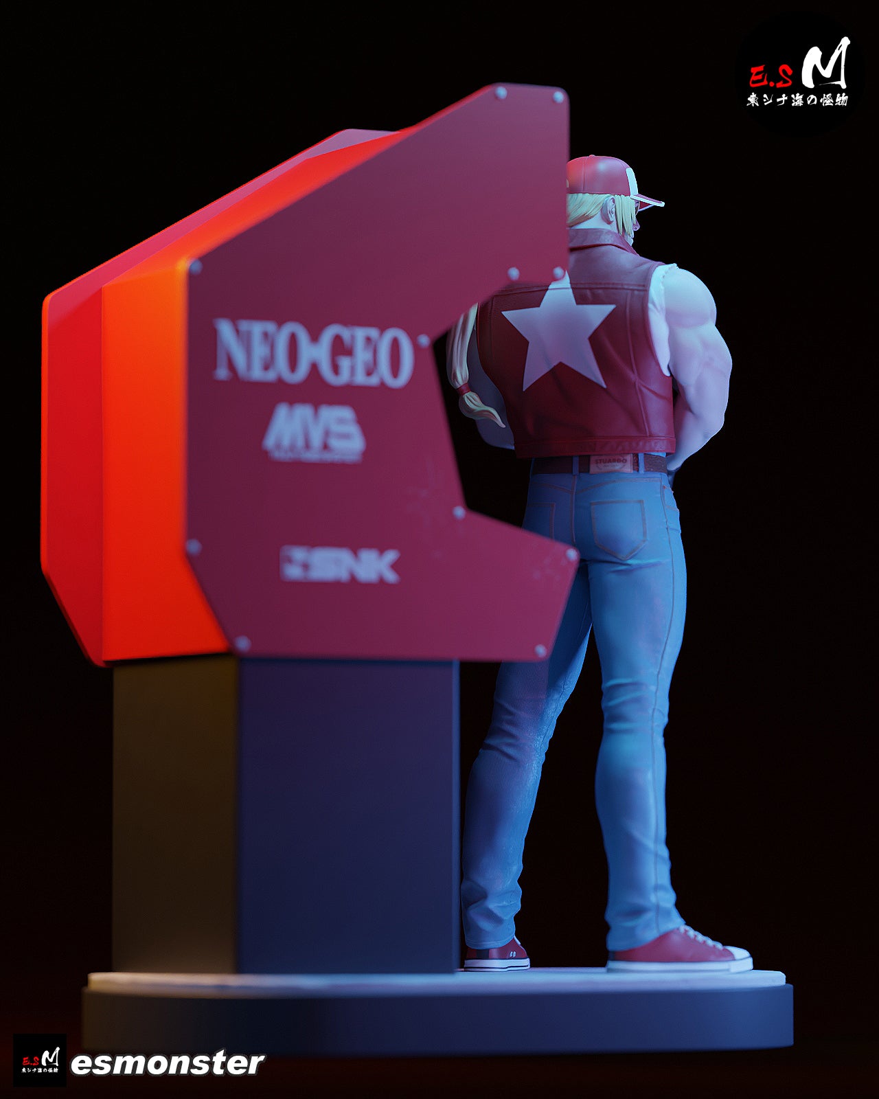 Terry Bogard Style Fatal Fury Unpainted Resin Garage Model Kit (1/6-1/12)