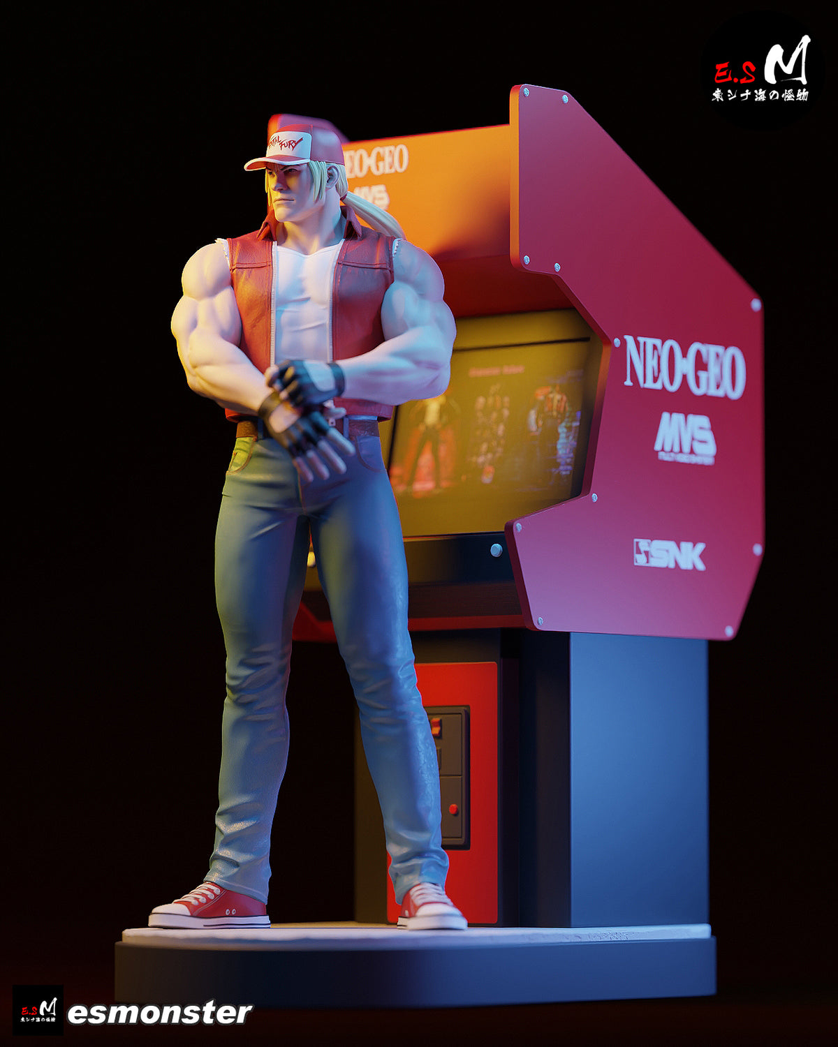 Terry Bogard Style Fatal Fury Unpainted Resin Garage Model Kit (1/6-1/12)