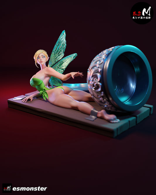 Tinker Bell Hook Trap Peter Pan Unpainted Resin Garage Kit (1/6-1/12)