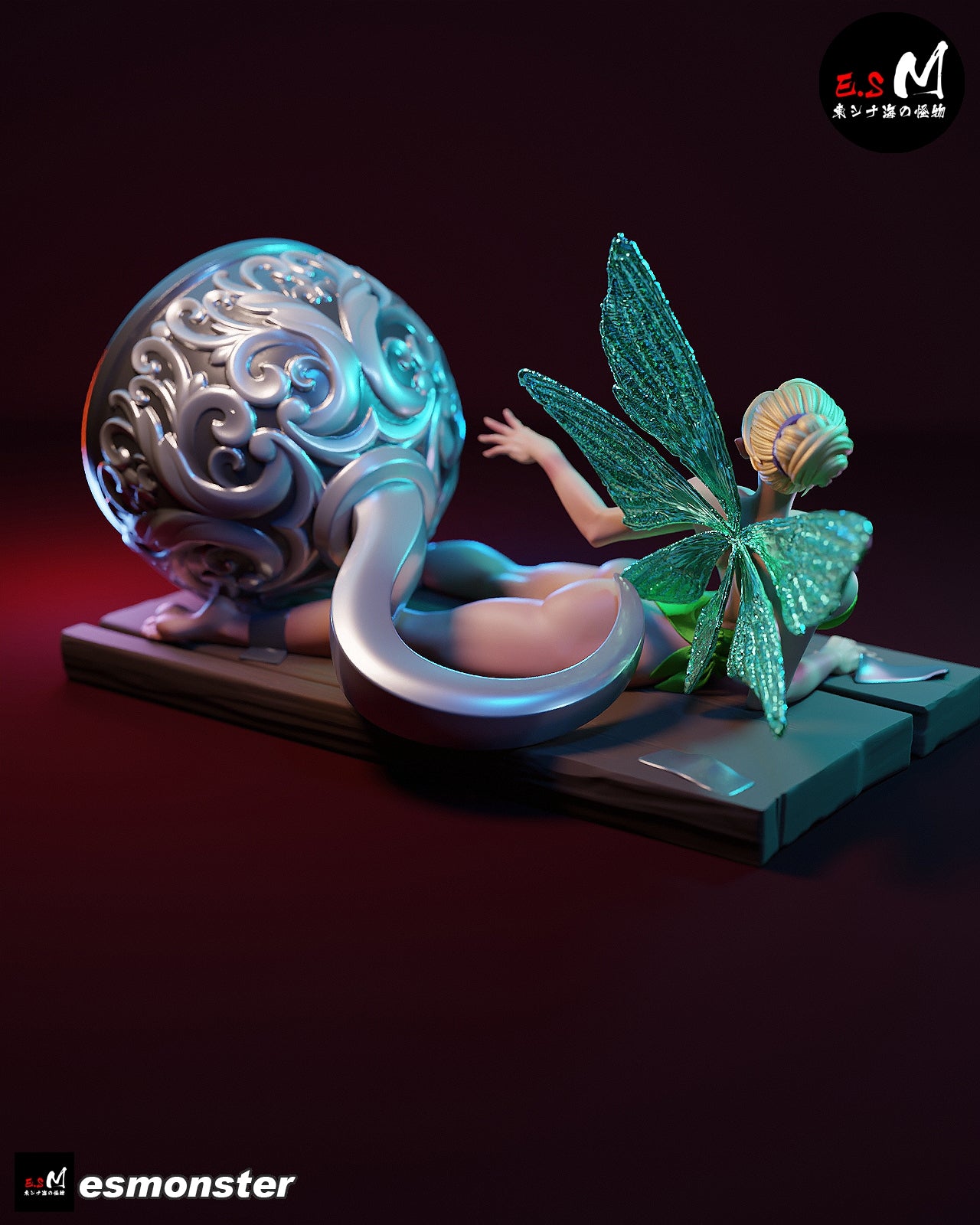 Tinker Bell Hook Trap Peter Pan Unpainted Resin Garage Kit (1/6-1/12)