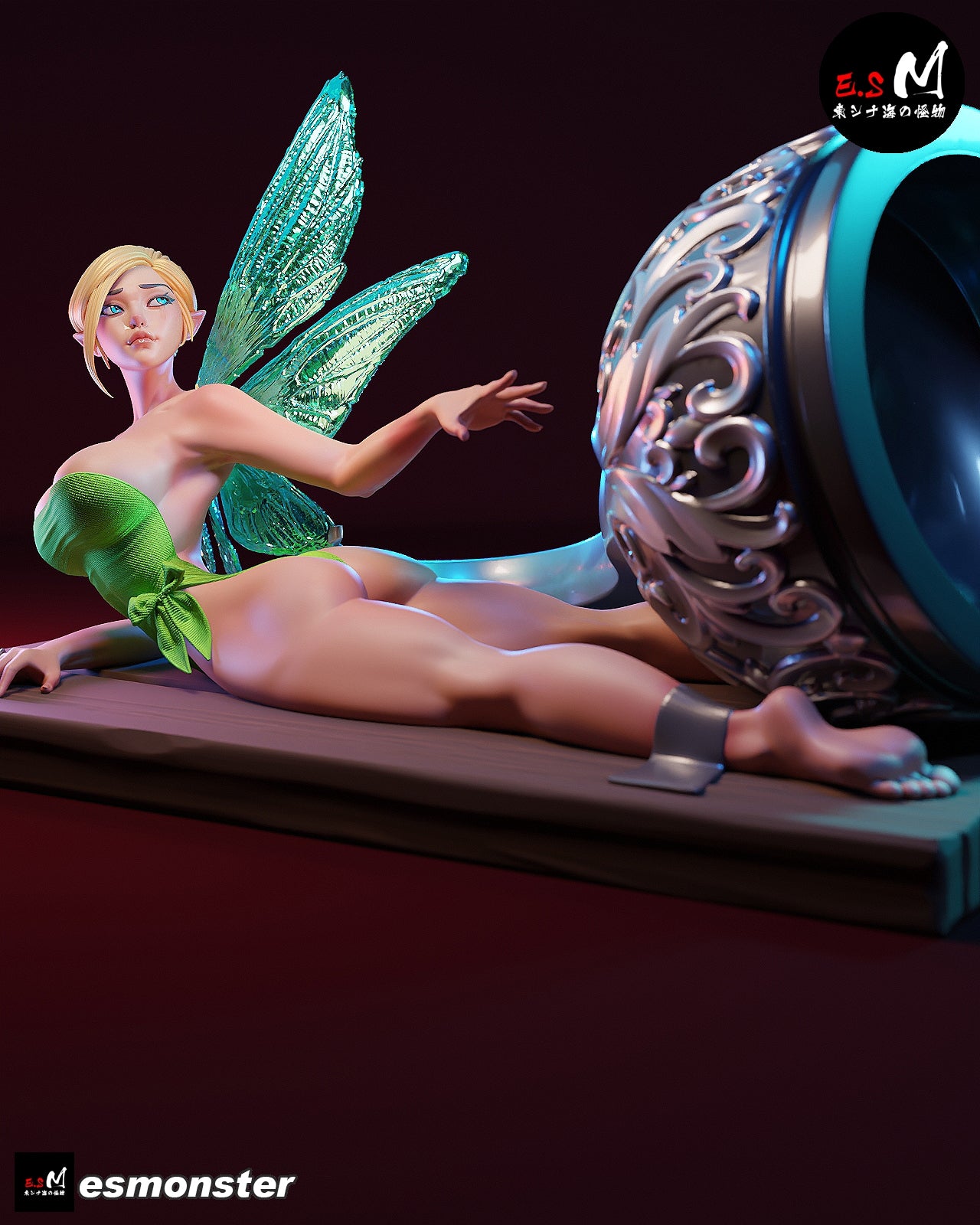 Tinker Bell Hook Trap Peter Pan Unpainted Resin Garage Kit (1/6-1/12)