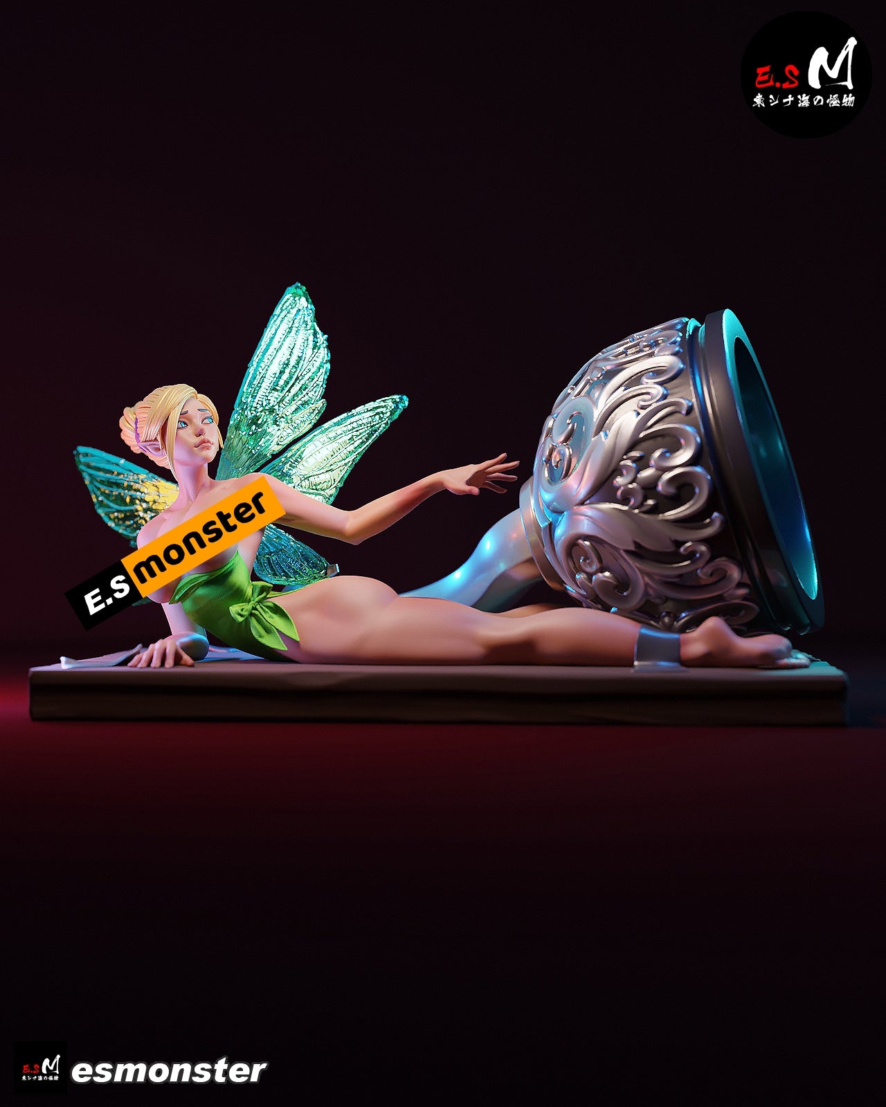 Tinker Bell Hook Trap Peter Pan Unpainted Resin Garage Kit (1/6-1/12)