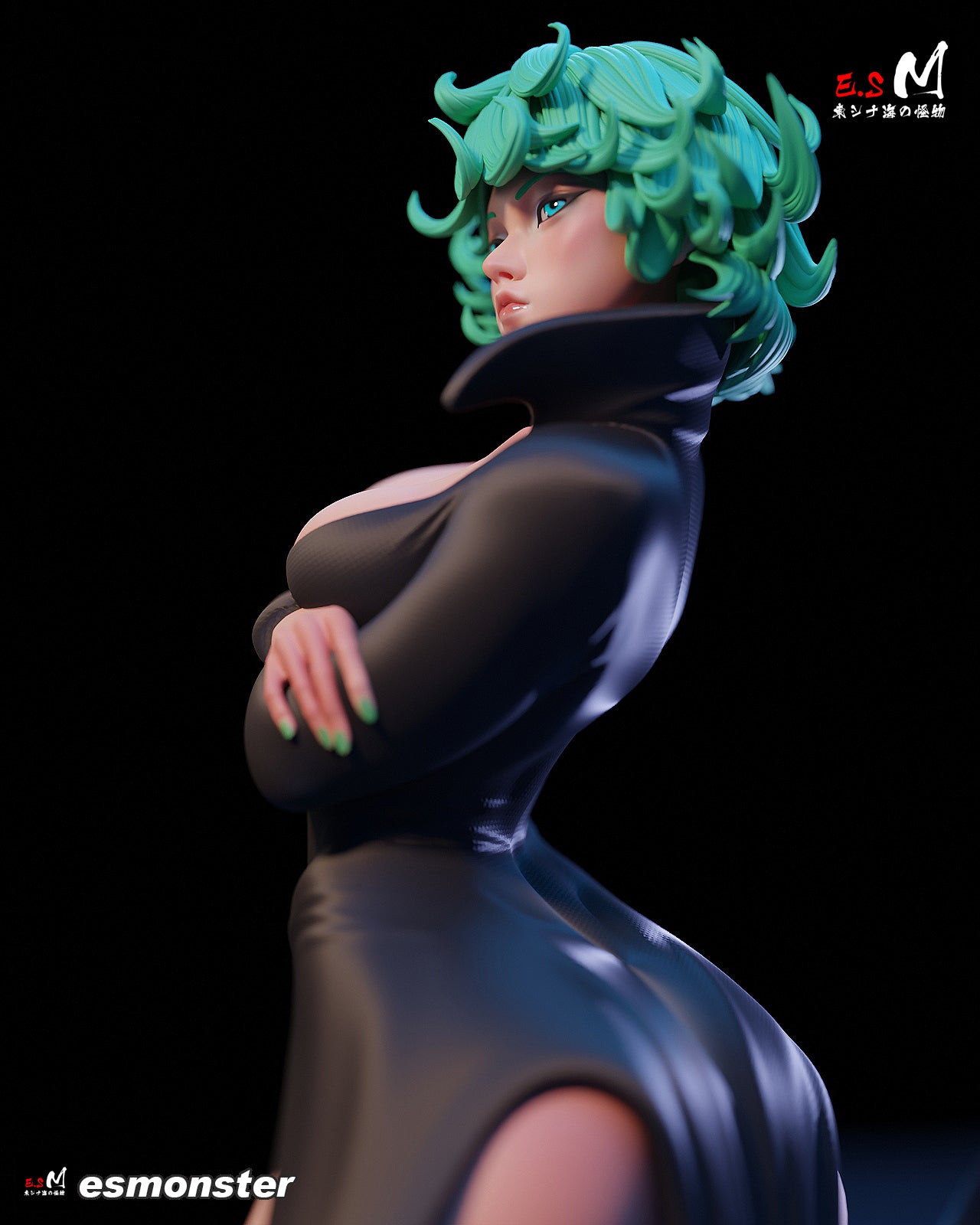Tatsumaki Style One Punch Man Unpainted Resin Garage Kit (1/6-1/12)