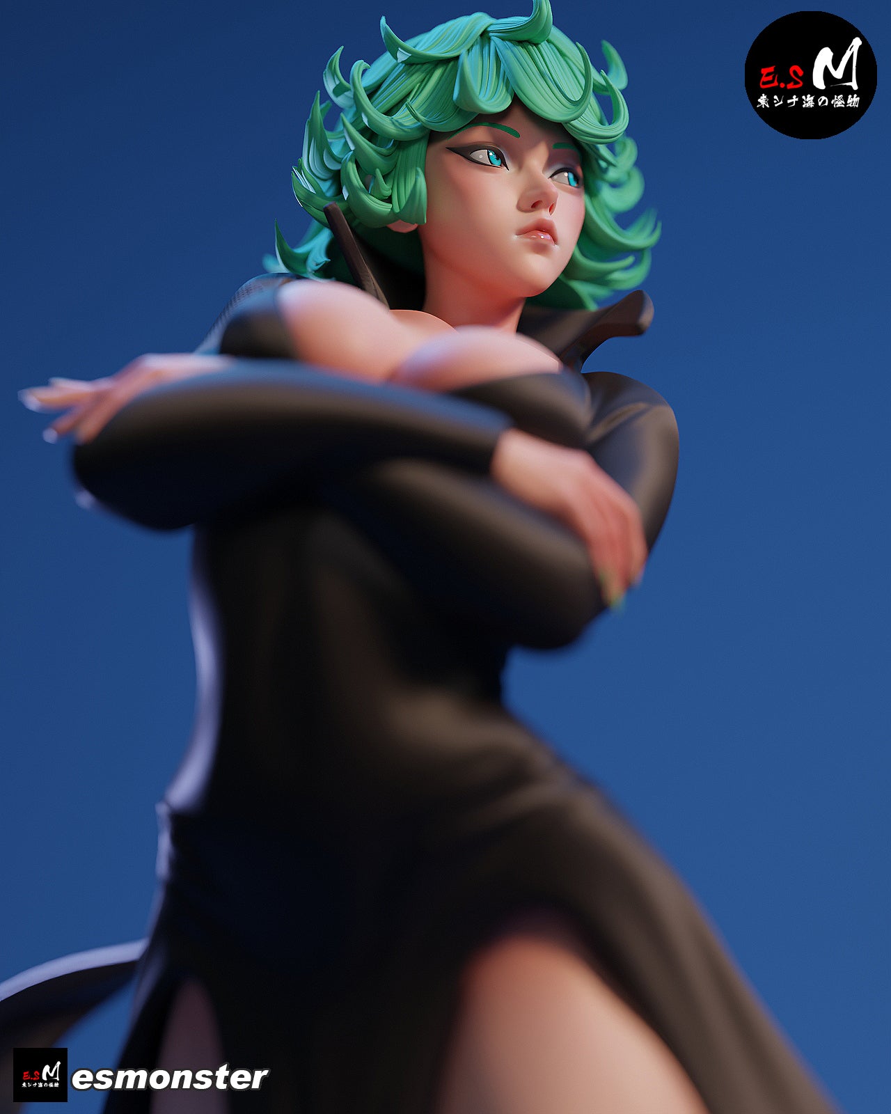 Tatsumaki Style One Punch Man Unpainted Resin Garage Kit (1/6-1/12)