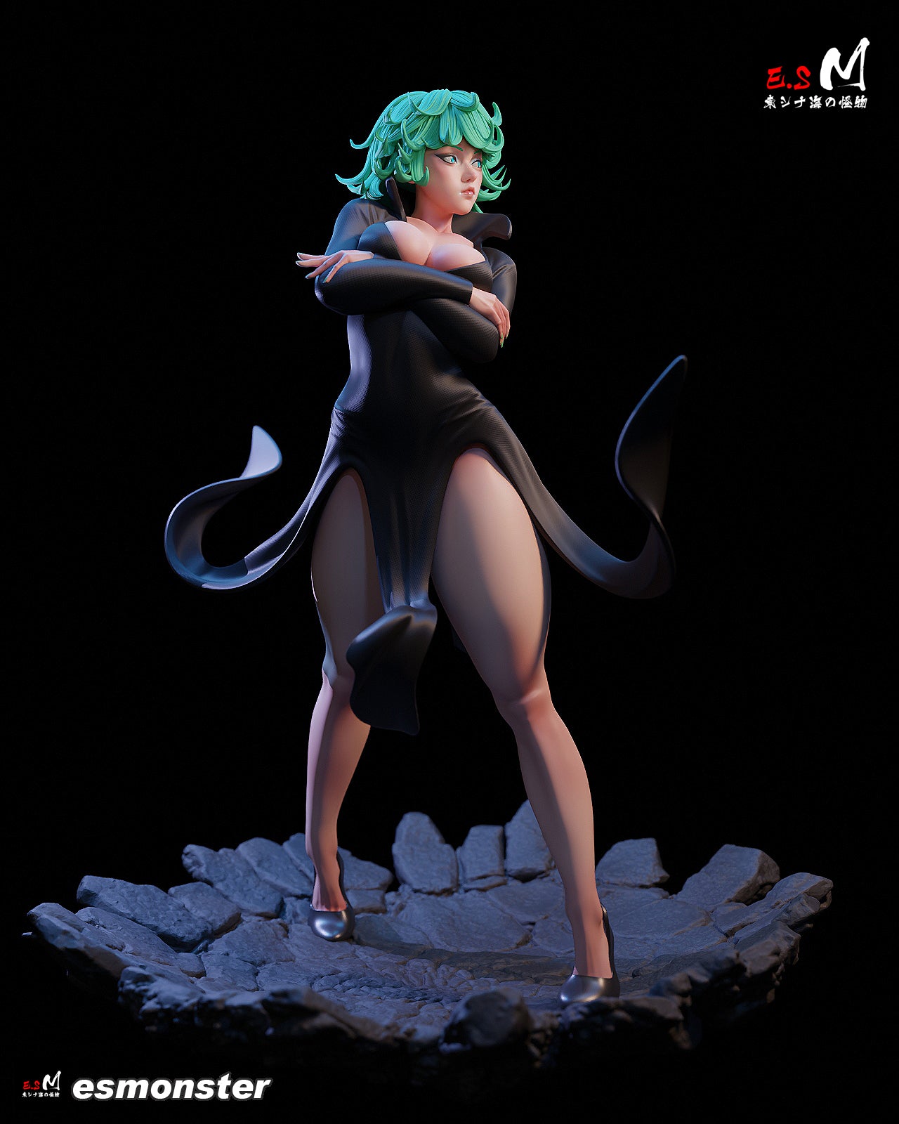 Tatsumaki Style One Punch Man Unpainted Resin Garage Kit (1/6-1/12)